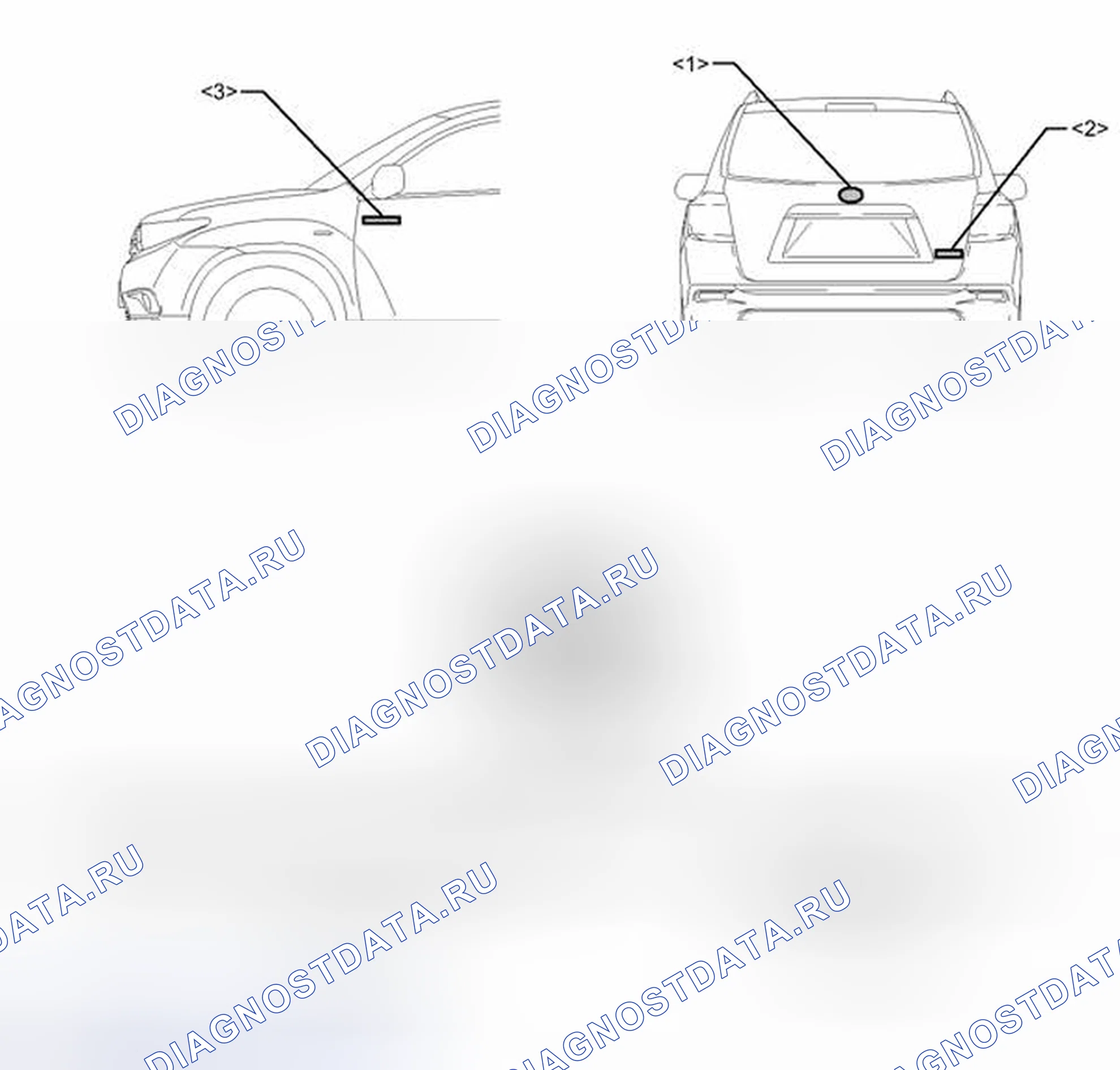 Рис. 128: ИЛЛЮСТРАЦИЯ. Toyota Highlander II рестайлинг