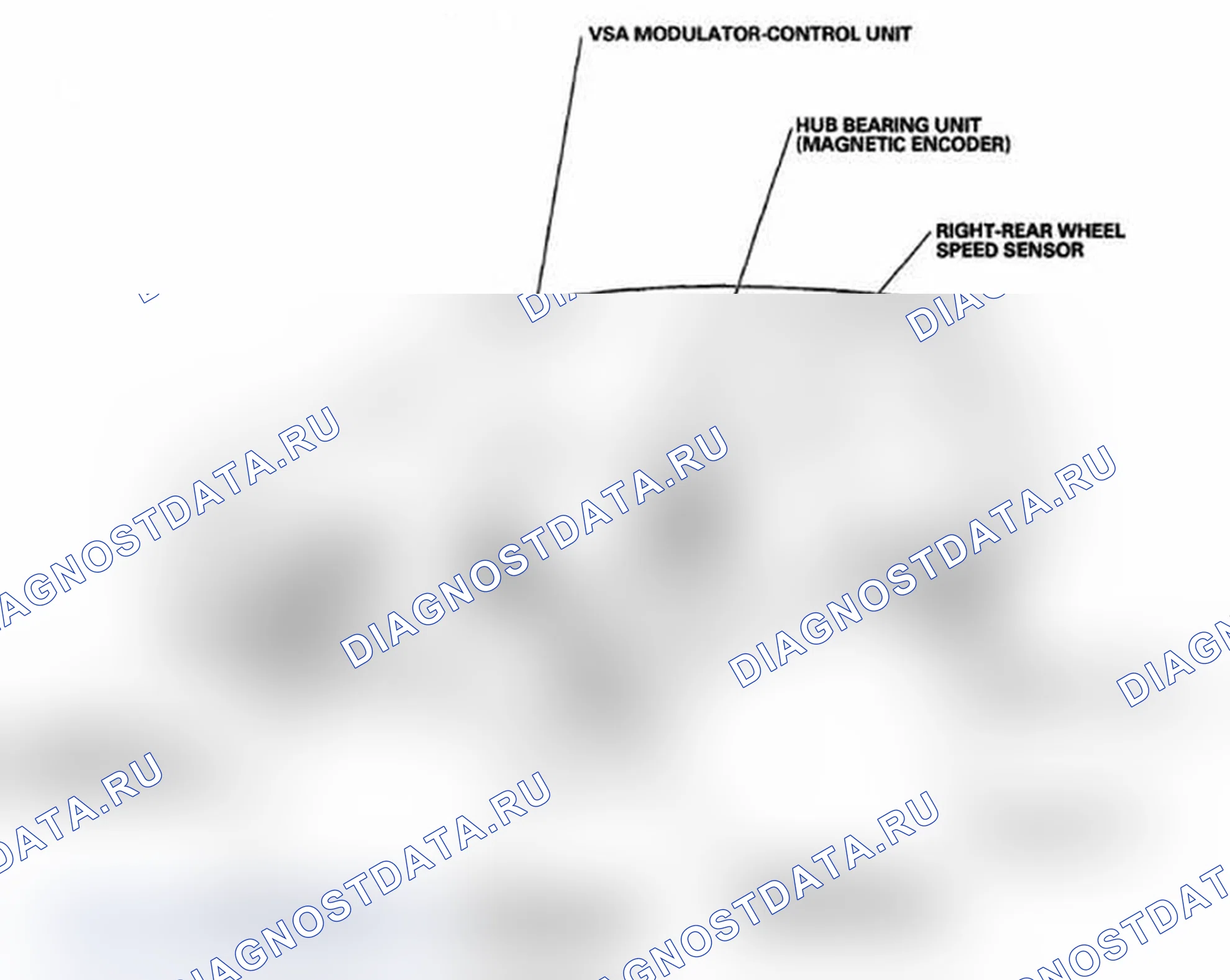 Рис. 1: Указатель расположения компонентов. Acura MDX II рестайлинг