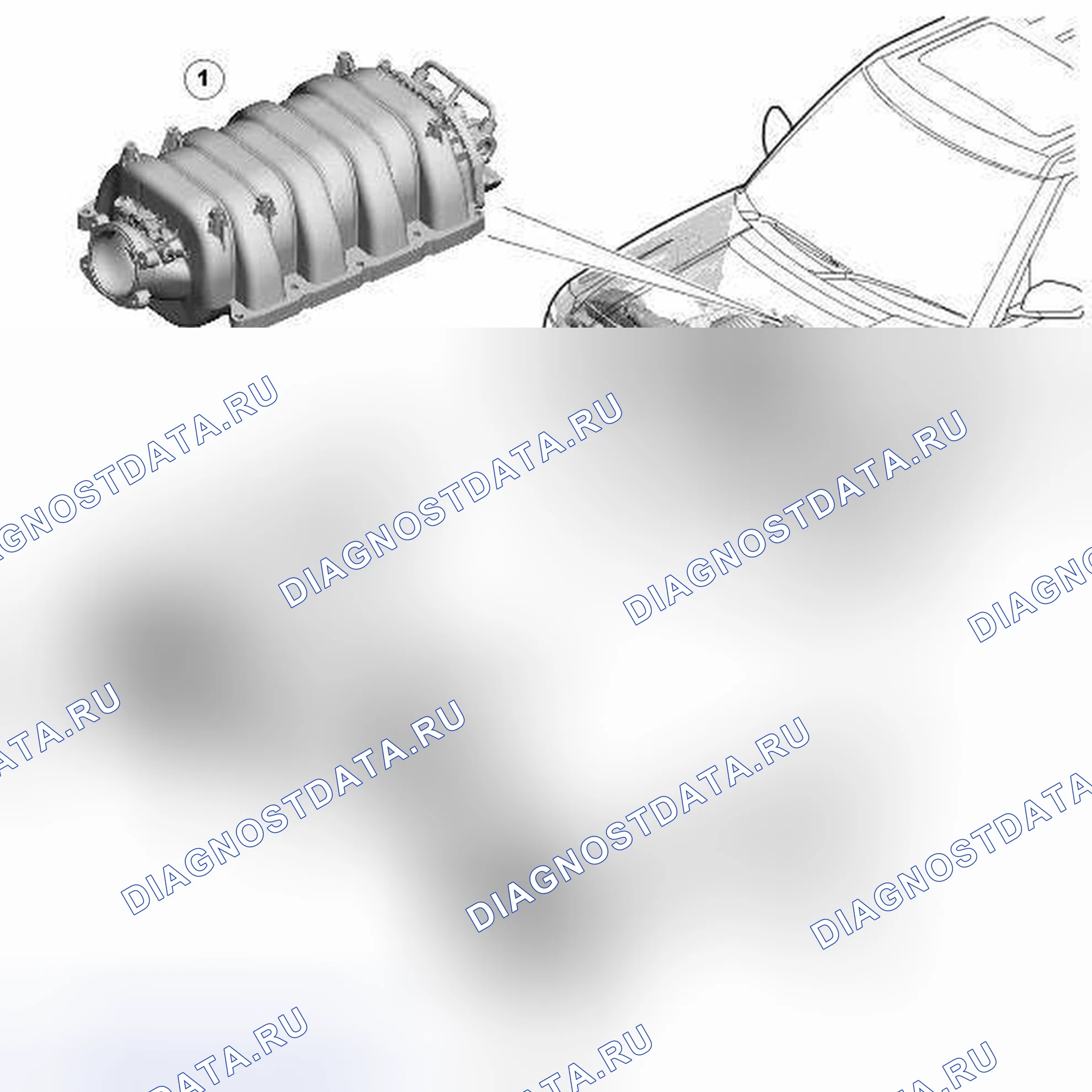 Рис. 534: РАСПОЛОЖЕНИЕ КОМПОНЕНТОВ. Land Rover Range Rover L322
