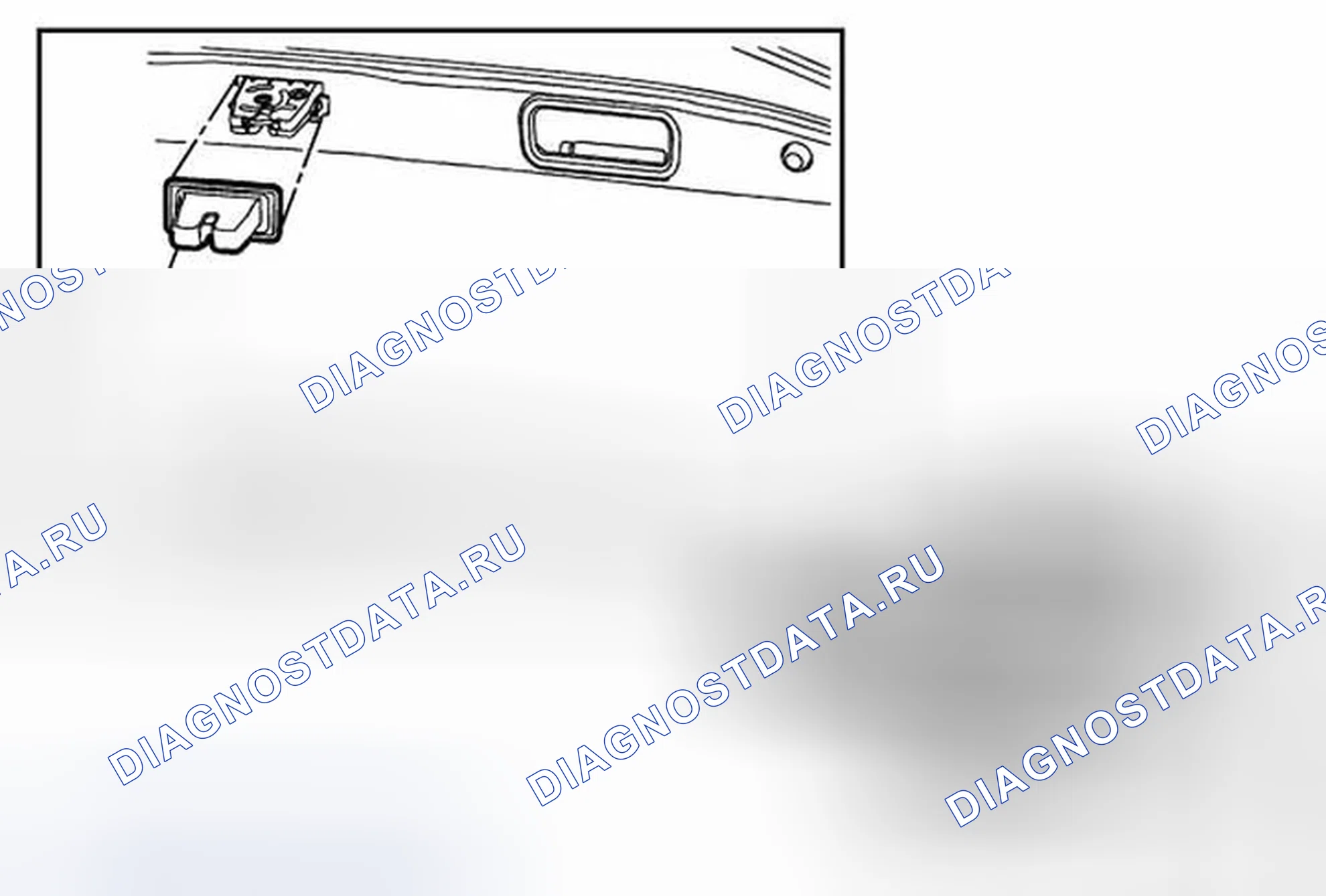 Рис. 86: Замена крышки заднего отсека. Cadillac ATS I