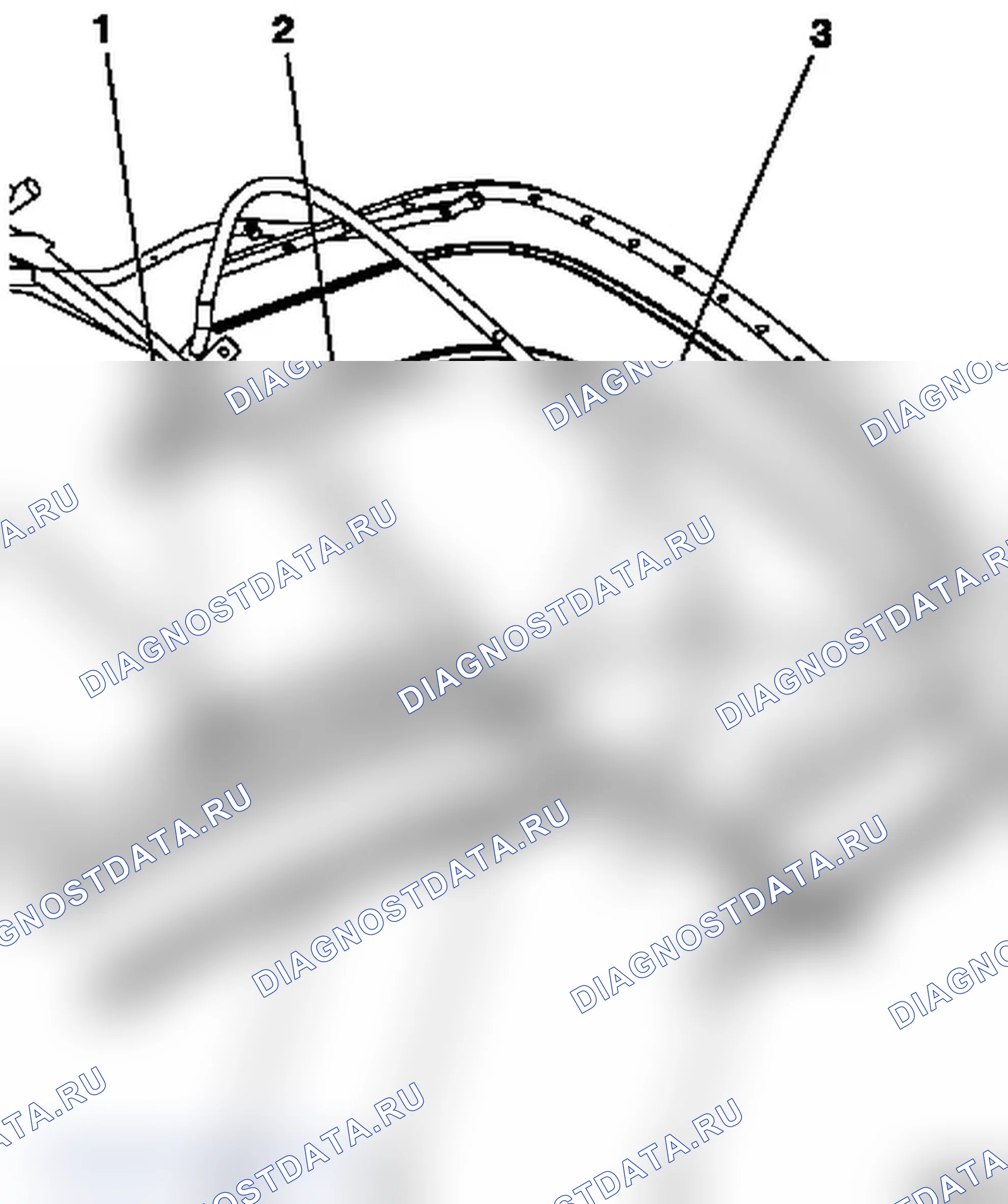 Выравнивание уплотнений складной крыши (модель F67). Opel Astra G
