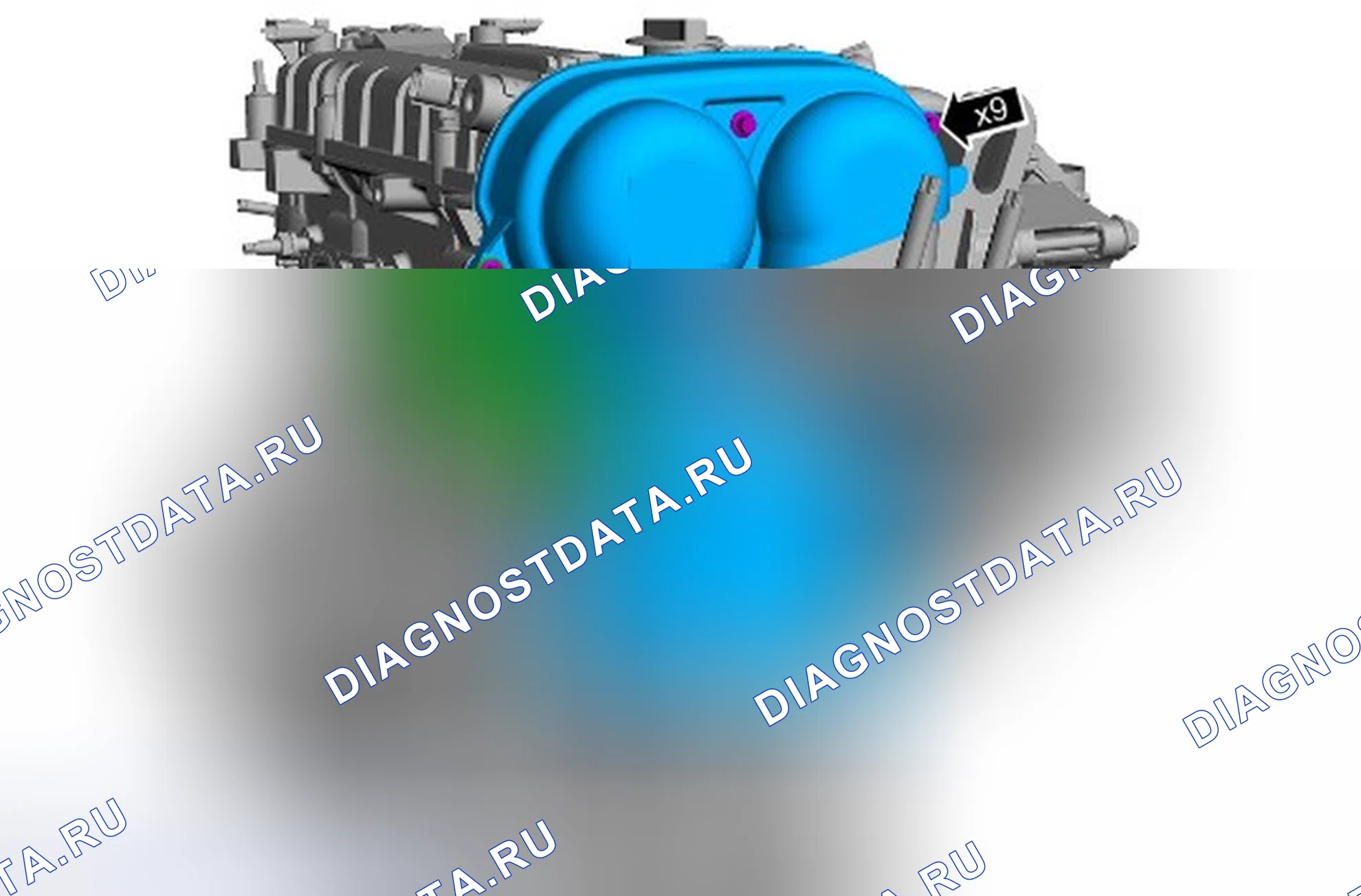 Разборка двигателя. Ford Mondeo IV