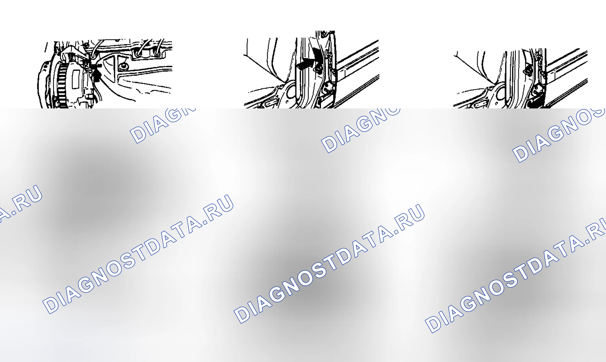 Рис. 14: РАСПОЛОЖЕНИЕ ИНФОРМАЦИОННЫХ МЕТОК. Honda Civic VIII
