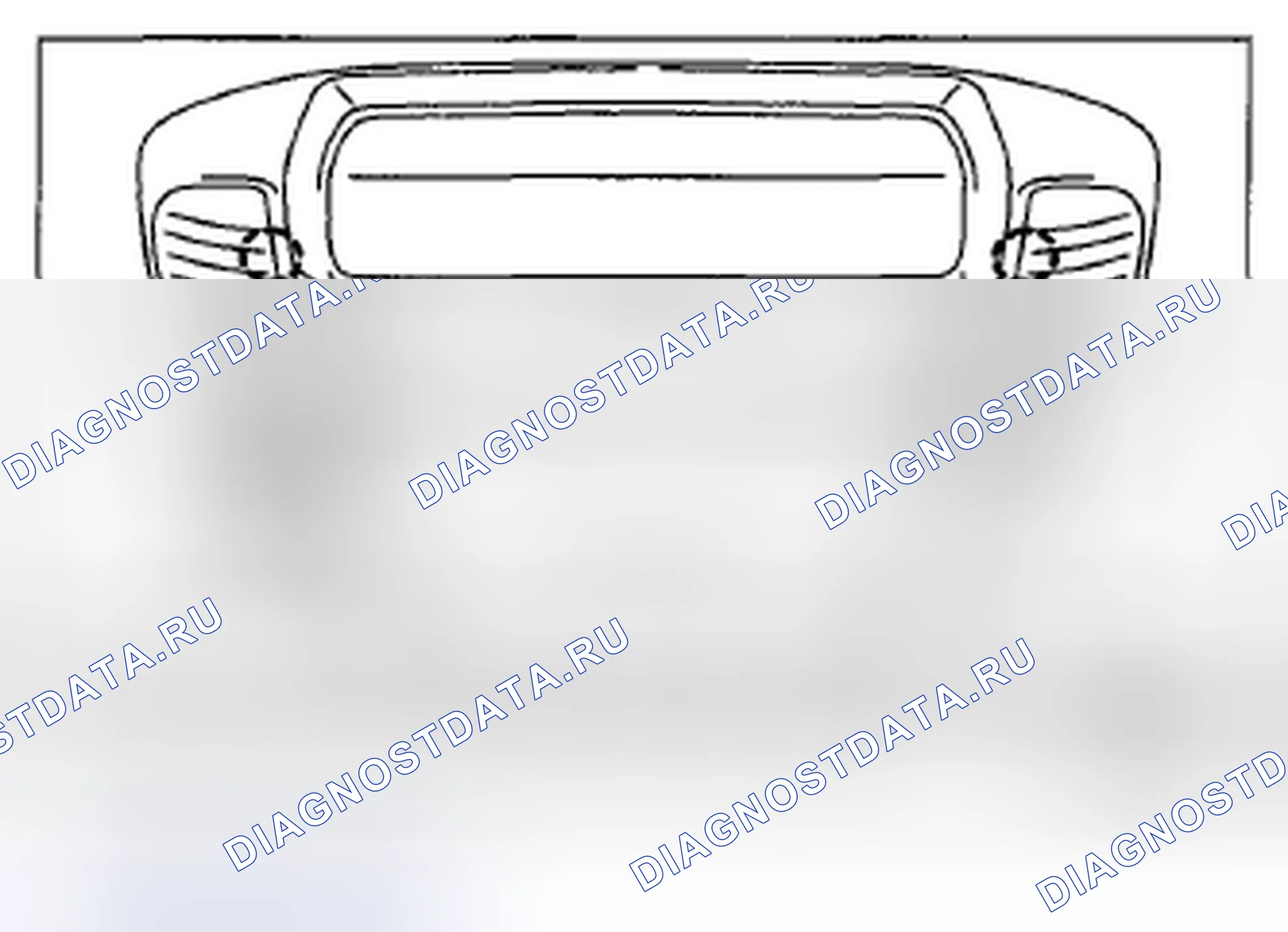 Рис. 42: ДЕМОНТАЖ. Subaru Tribeca WX рестайлинг