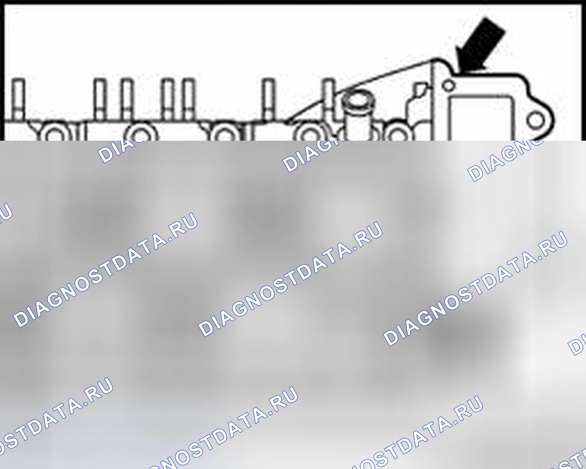 Рис. 678: Подготовка прокладки головки цилиндров к установке. Volkswagen Jetta IV