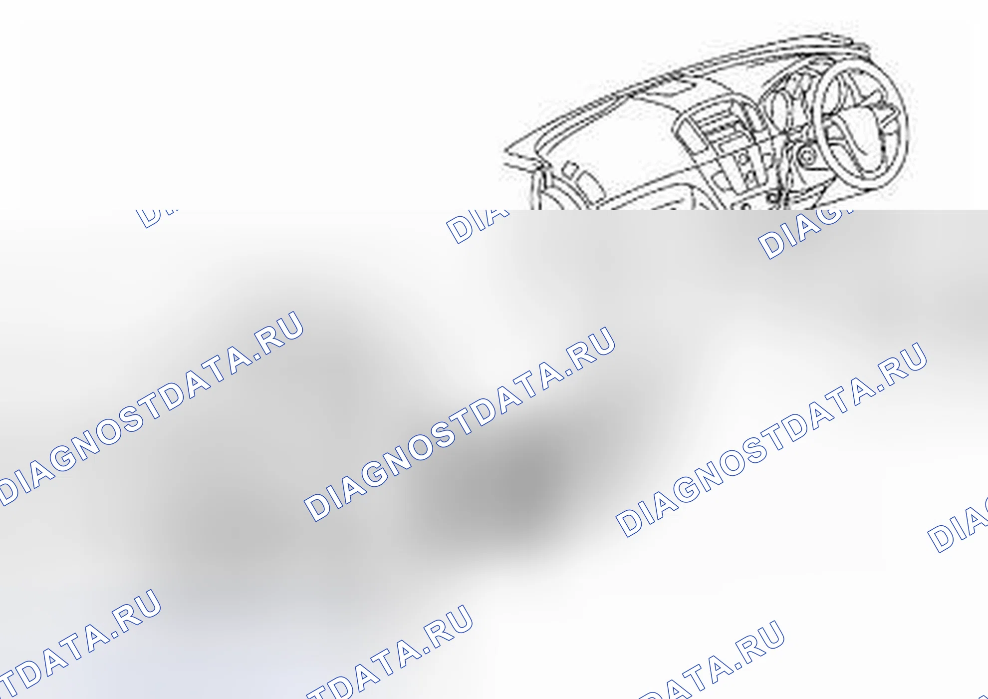 Рис. 126: Замена привода температурного клапана - левая сторона (правый привод). Kia Picanto III рестайлинг