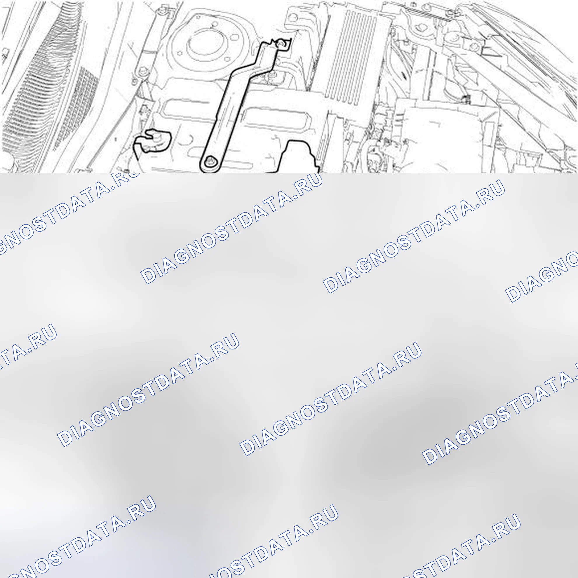 Рис. 1: Кабели аккумуляторной батареи - 2.3L. Hyundai Lantra II рестайлинг
