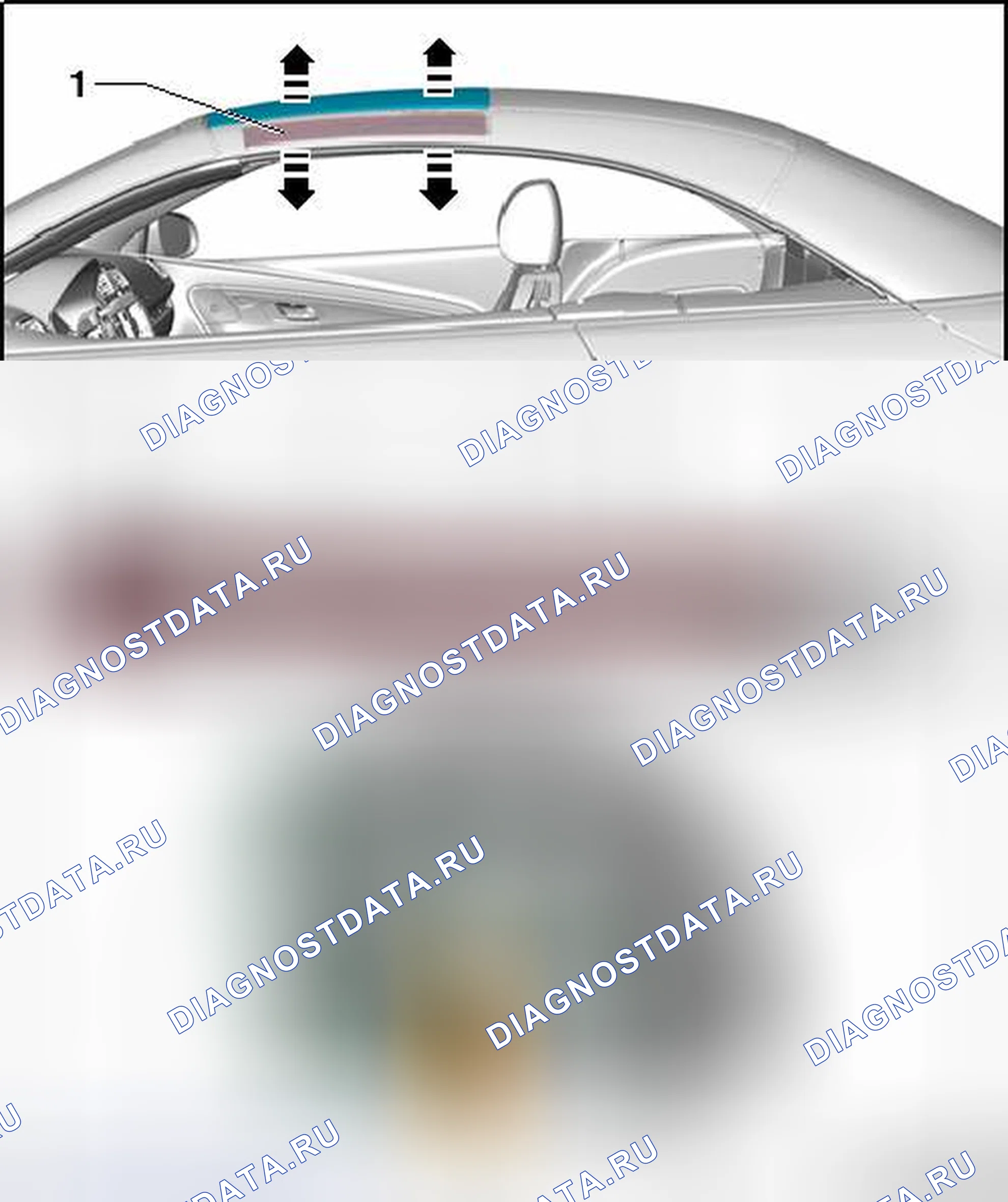 Рис. 58: НАПРАВЛЯЮЩАЯ, РЕГУЛИРОВКА. Volkswagen Eos I