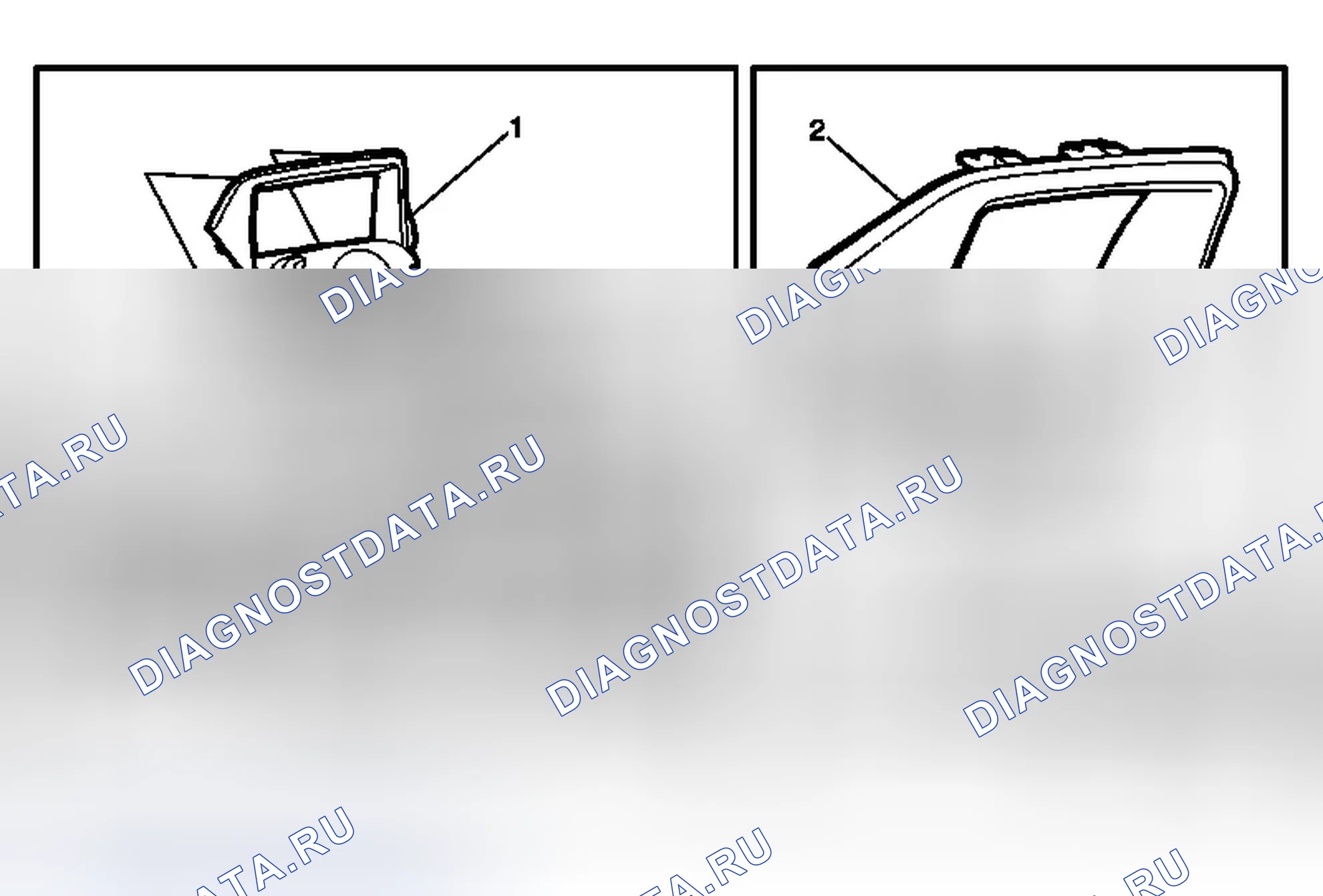 Рис. 3: Замена крышки верхней части рулевой колонки. Chevrolet Volt I