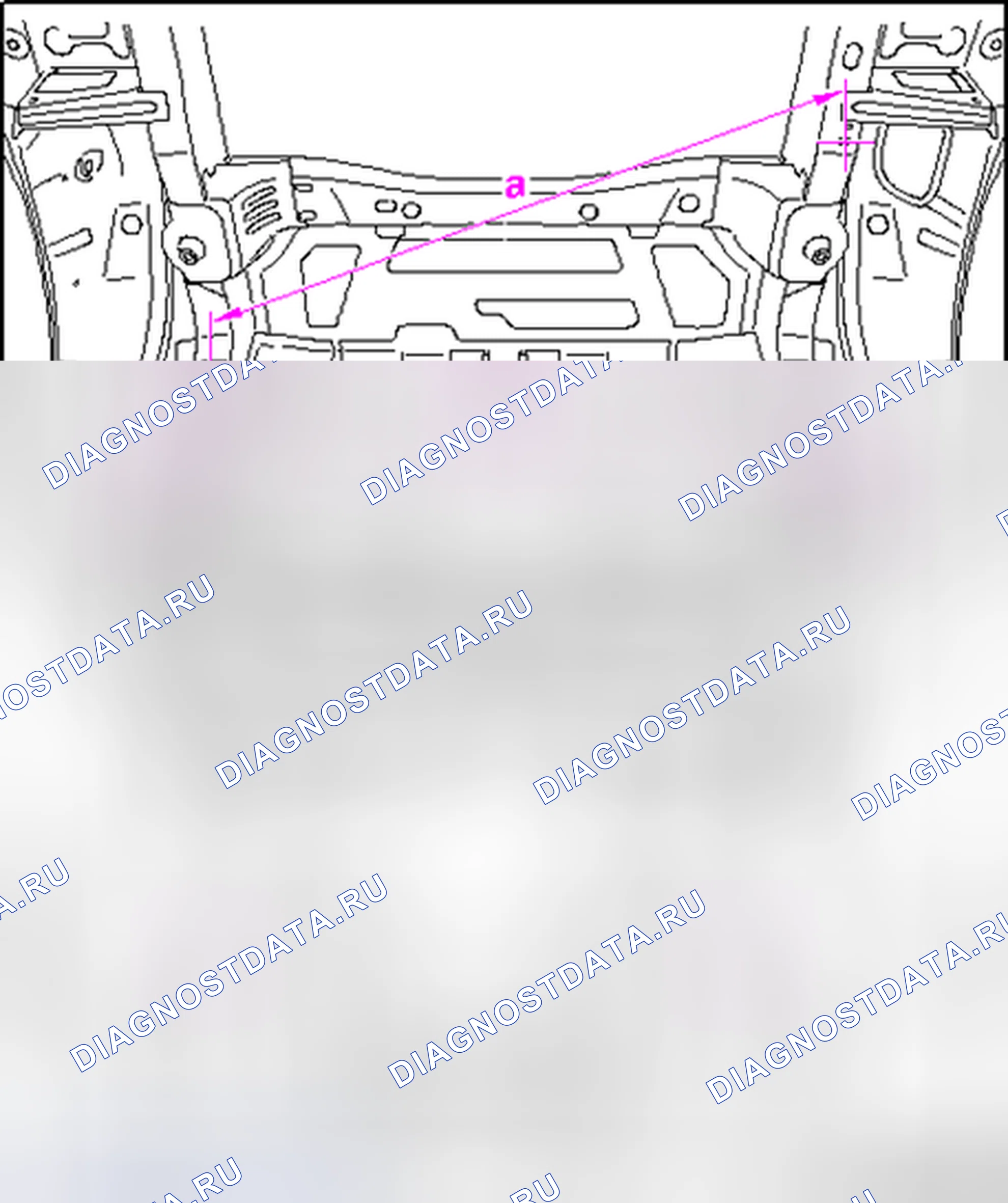Рис. 24: Сборка пола, задняя часть. Volkswagen Passat B6