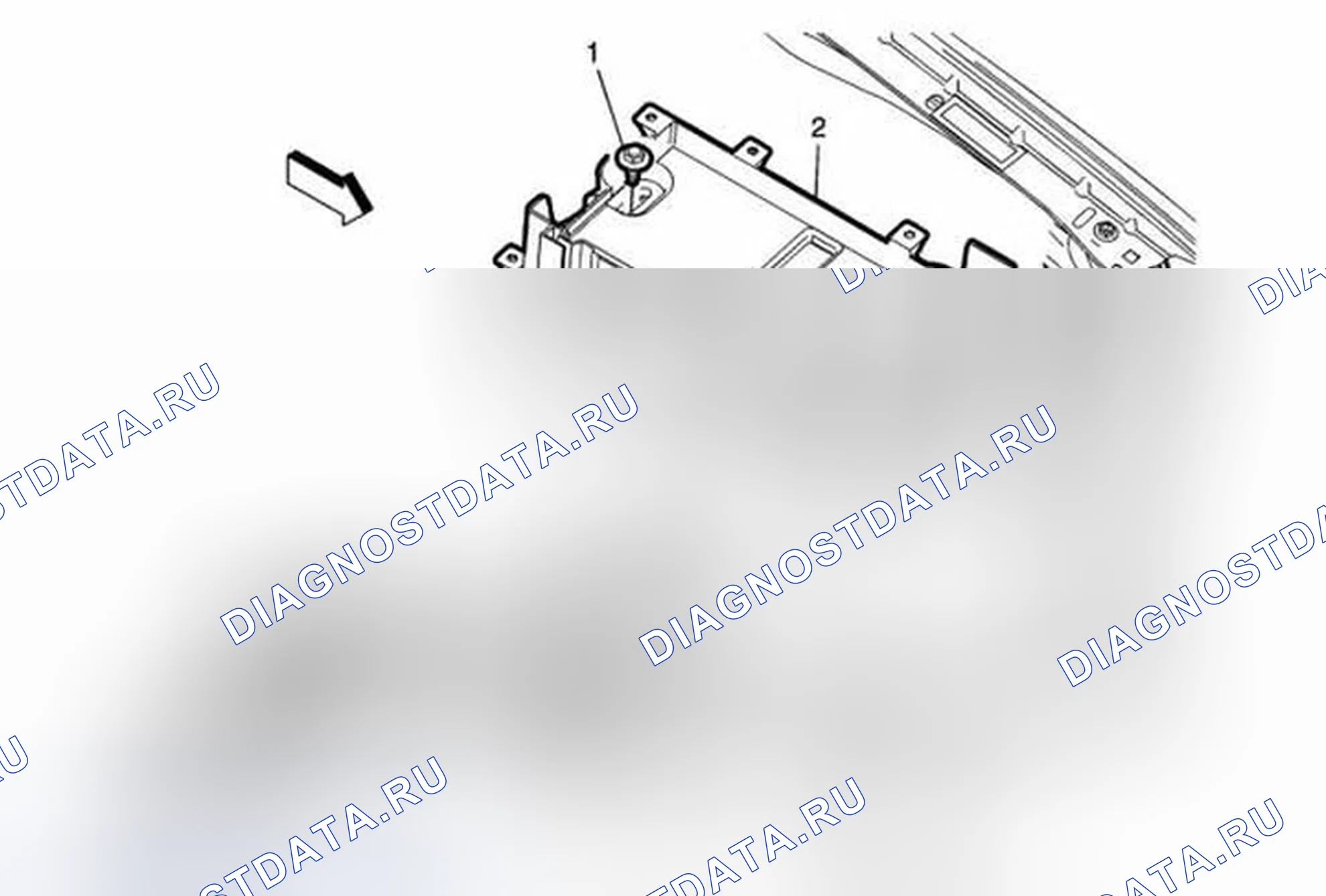 Рис. 2: Замена батарейного лотка. Chevrolet Sonic I
