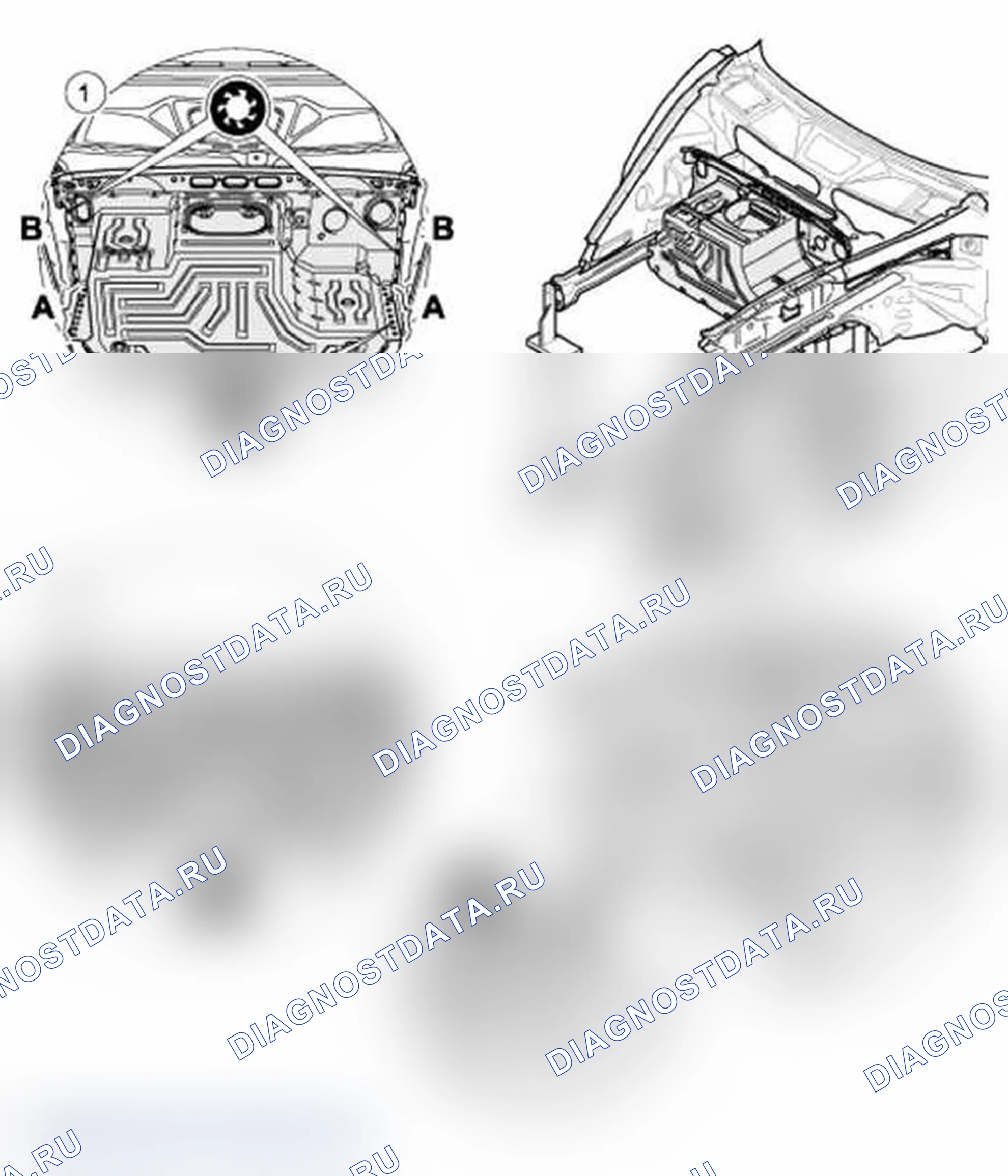 Рис. 288: Сварка передней стенки. Porsche 911 GT2 996