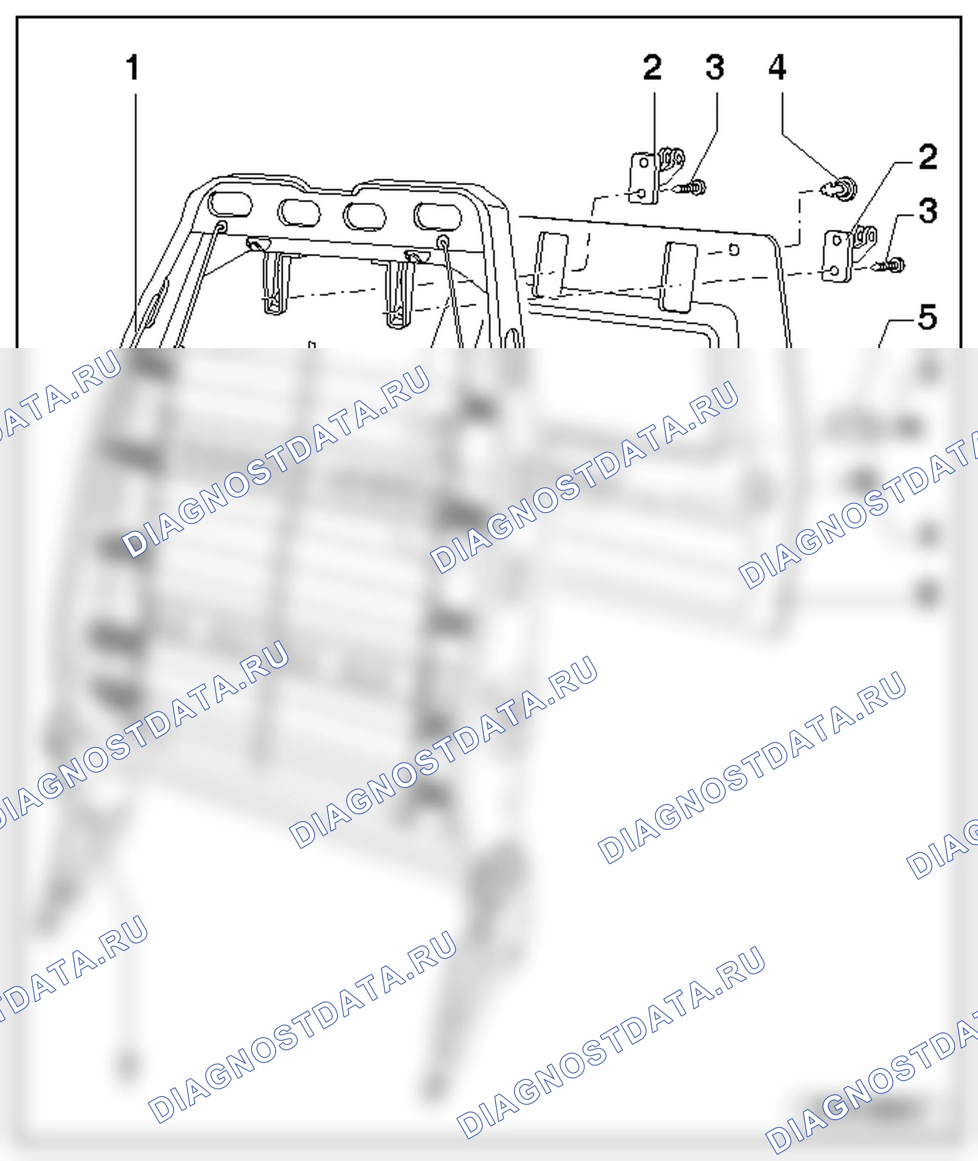 Передние сиденья (общий ремонт кузова, интерьер). SEAT Alhambra I