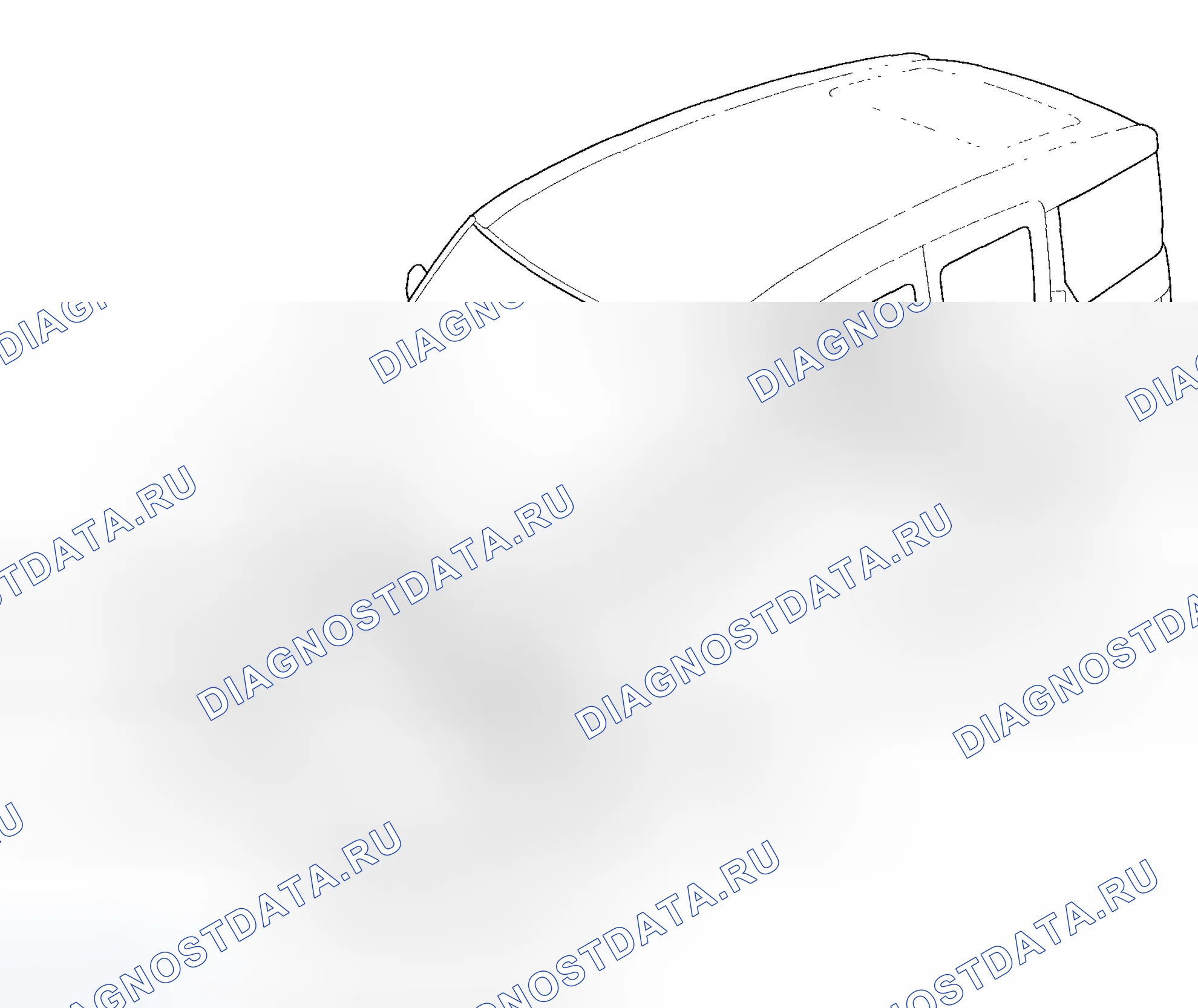 Рис. 2: Индекс расположения компонентов. Honda Element YH2