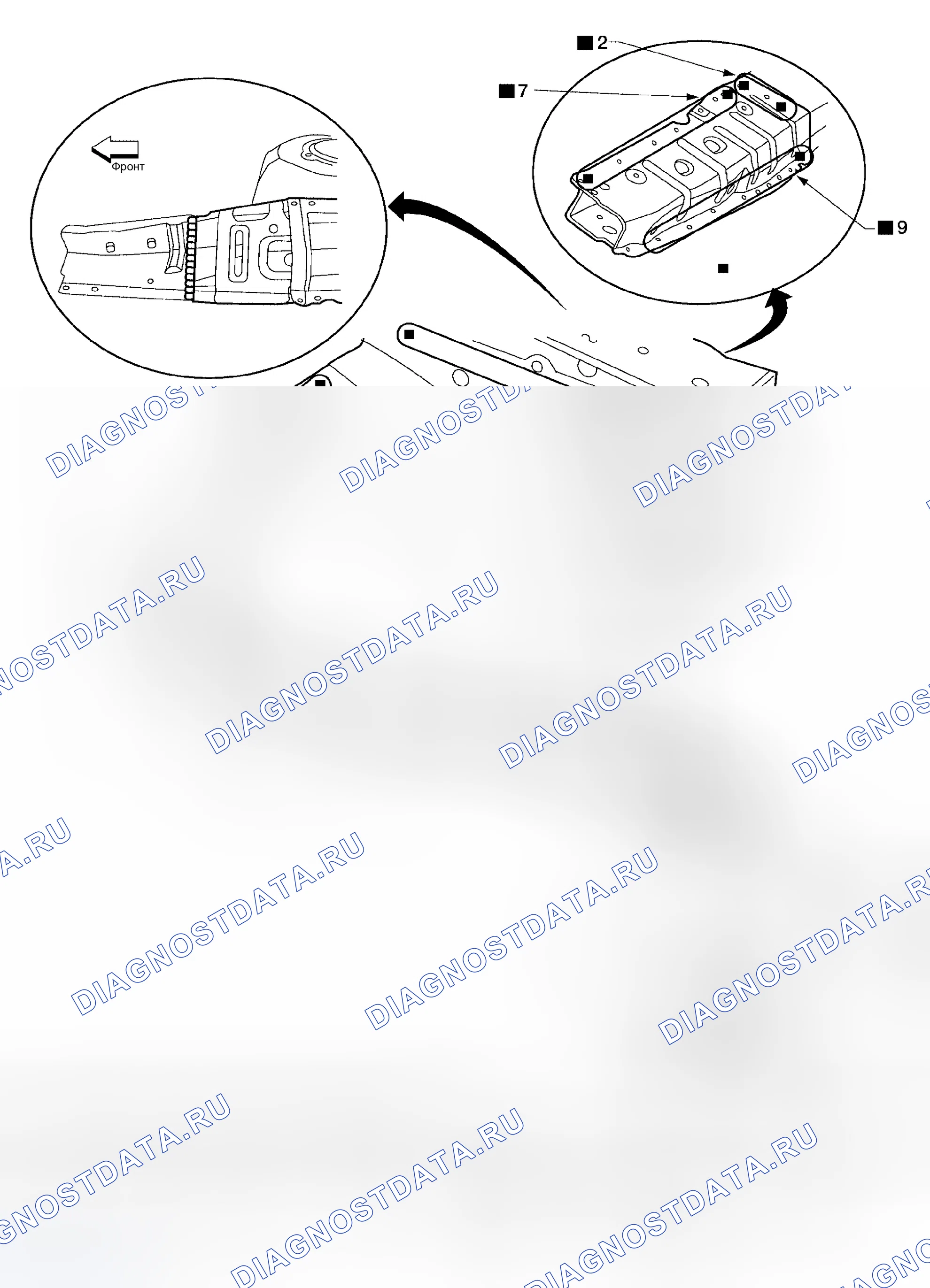 Рис. 29: HOODLEDGE (частичная замена). Nissan Altima L31 рестайлинг