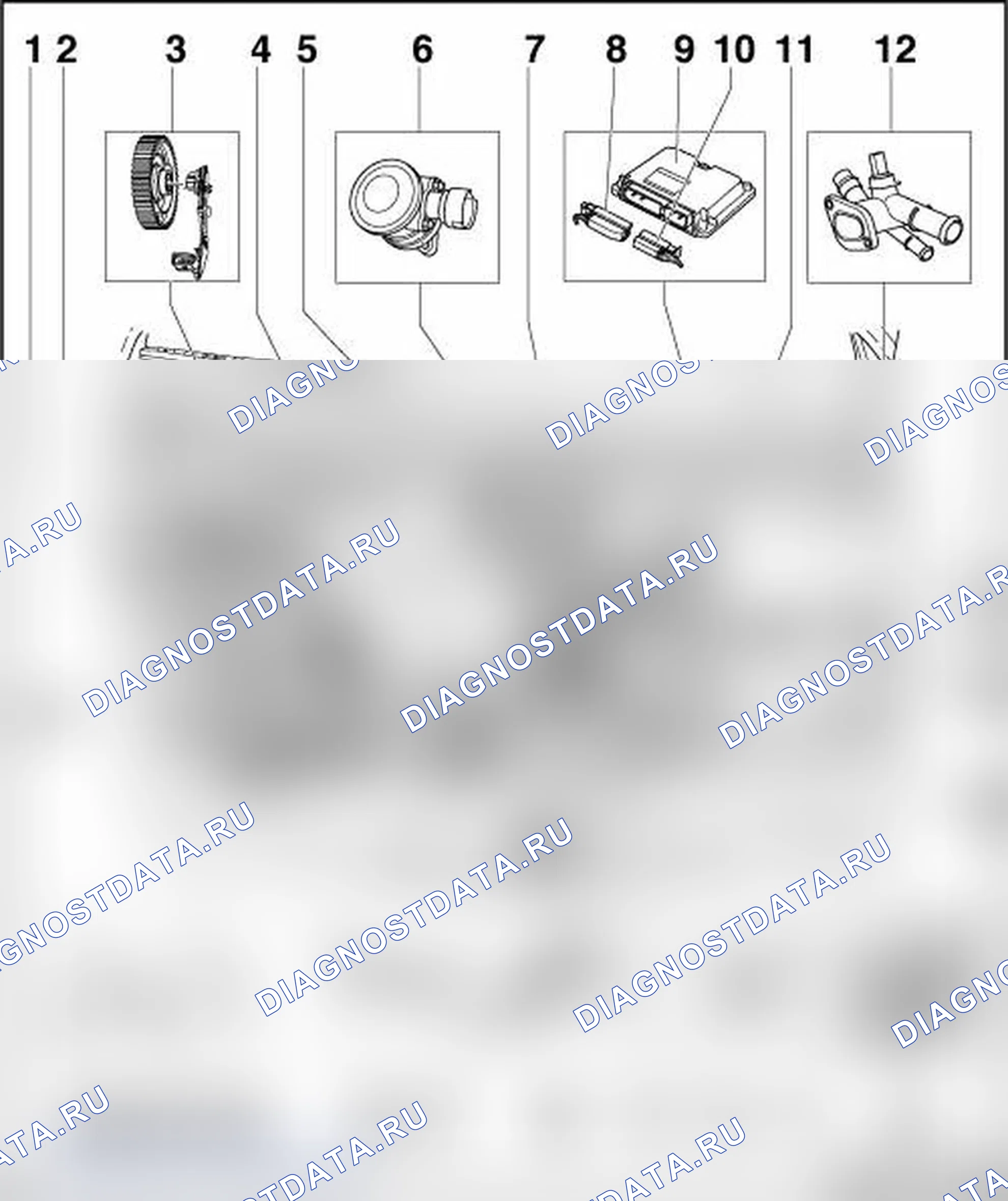 Рис. 152: ОБЗОР РАСПОЛОЖЕНИЯ КОМПОНЕНТОВ [Для двигателя (двигателей) BEV]. Volkswagen New Beetle A4