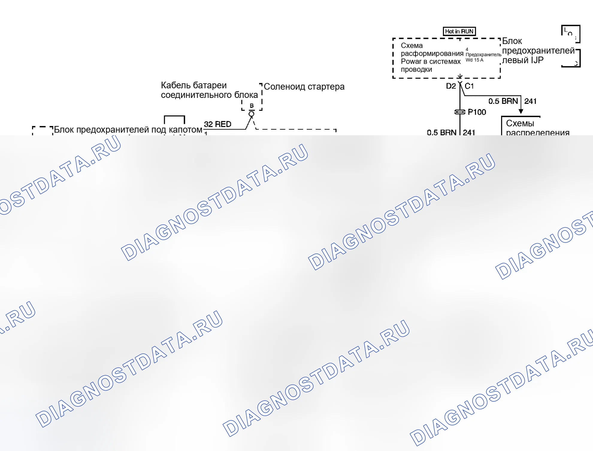Рис. 3: Схема вспомогательной батареи. GMC Yukon Denali GMT800