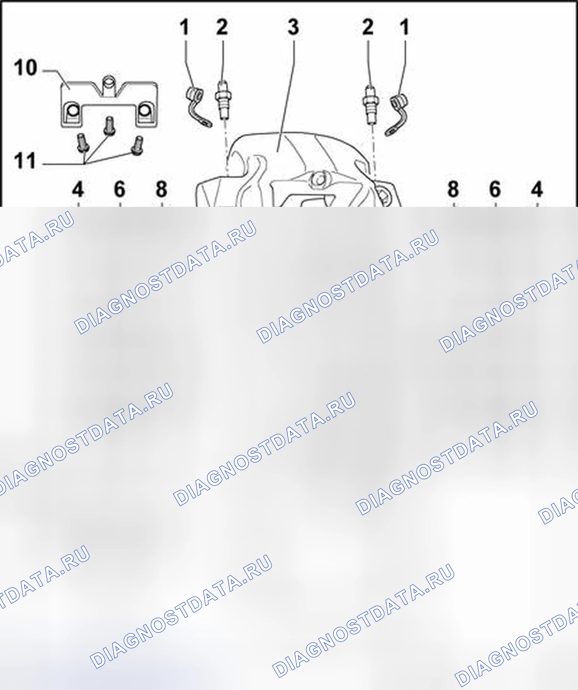 Рис. 144: Тормозной суппорт, обслуживание. Audi S4 B6
