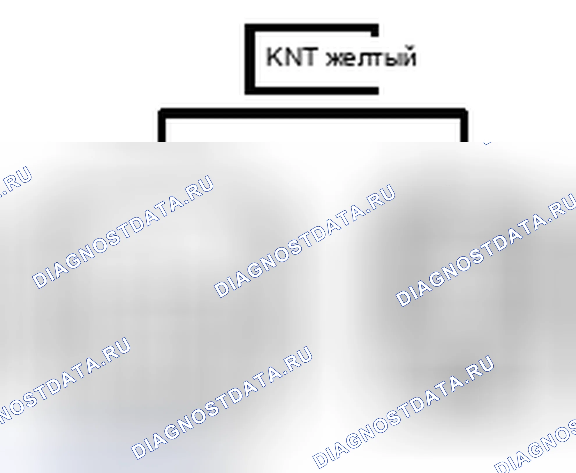 Рис. 1690: Вид с торца разъема (KN1). Toyota Camry XV50