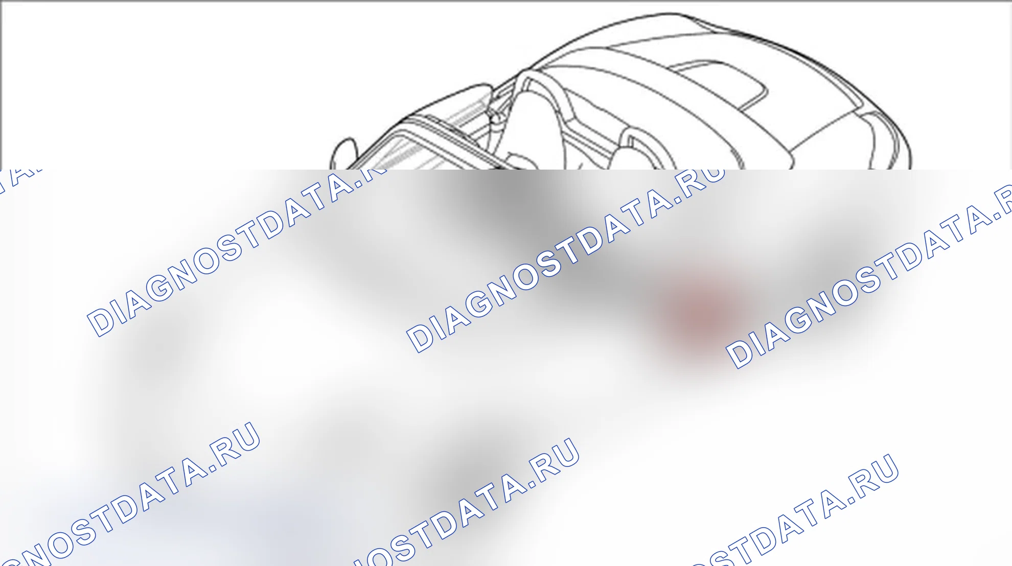 Рис. 635: Снятие крышки заднего днища. Porsche Boxster S 987 рестайлинг