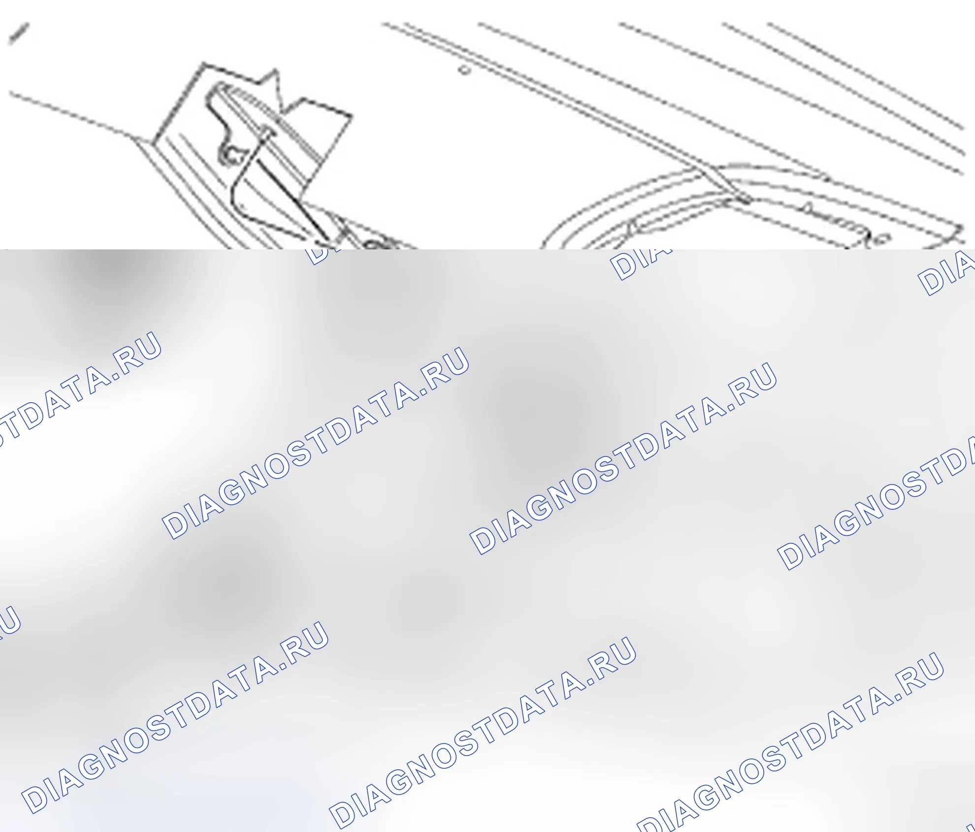 Рис. 65: ВЕРХНИЙ ШАРНИР ЛЯМКИ К ДЕКЛИДУ. Dodge Avenger II