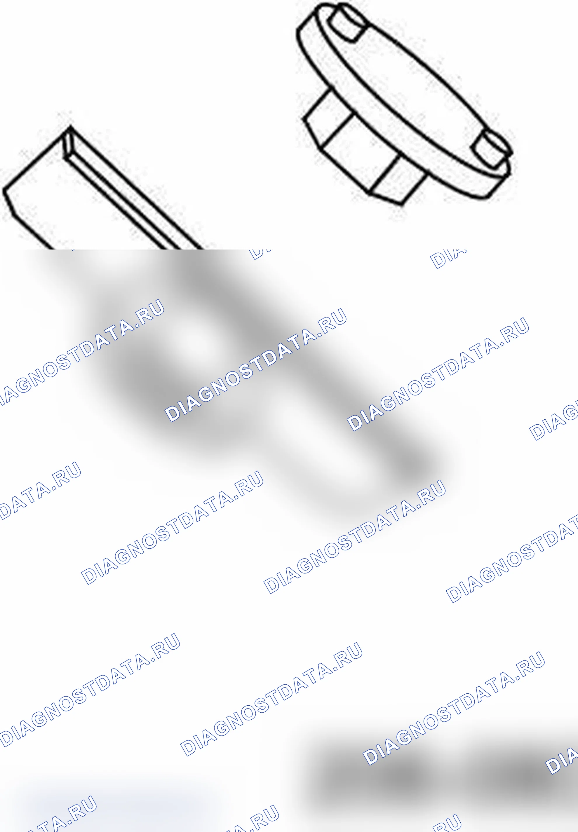 Рис. 22: ТОРМОЗНЫЕ КОЛОДКИ - (ТРАНСПОРТНЫЕ СРЕДСТВА С ВЫСОКОЭФФЕКТИВНЫМИ ТОРМОЗАМИ). Jaguar XFR I
