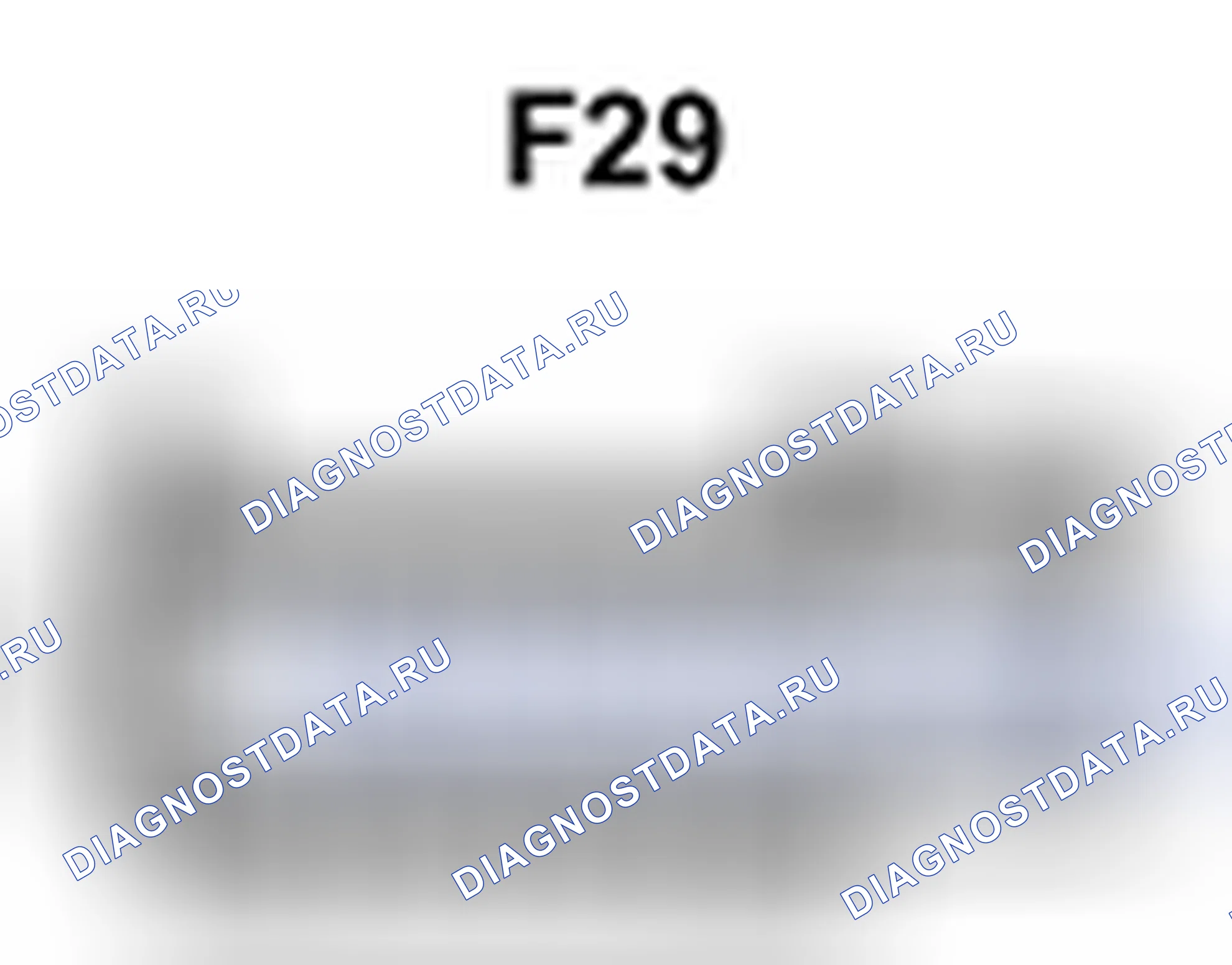 Рис. 508: Вид с торца соединителя Tweeter (передняя левая часть) (F29). Toyota Camry XV40