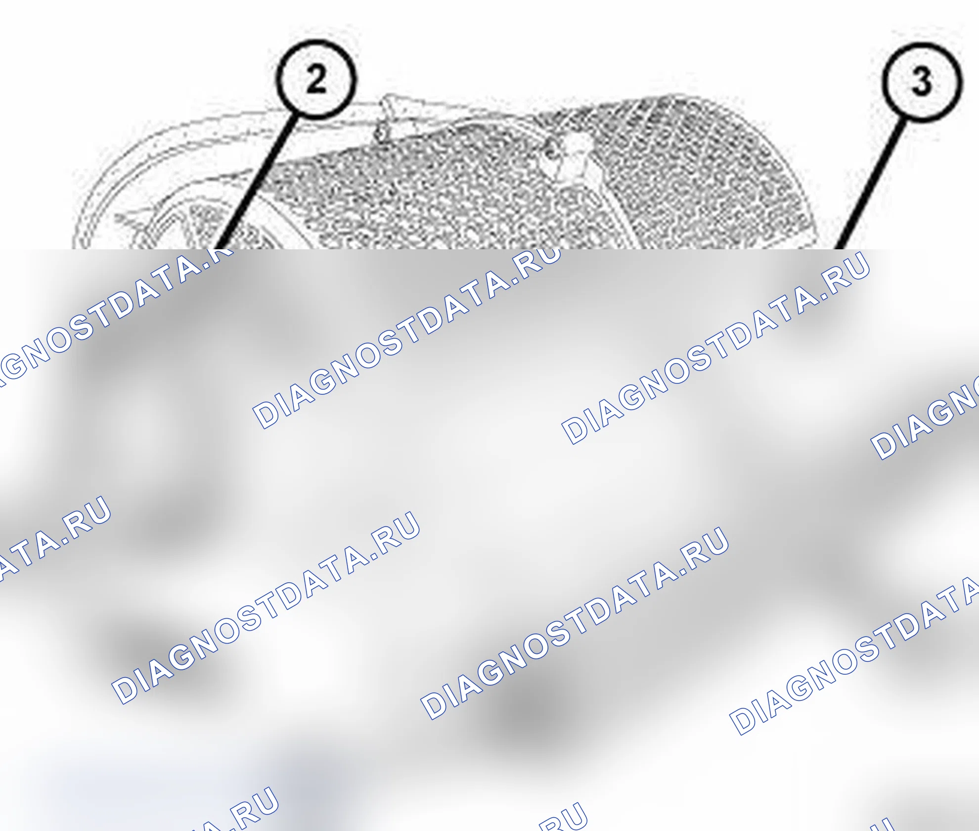 Рис. 136: КОРПУС-ВОЗДУХОЗАБОРНИК. Dodge Durango III