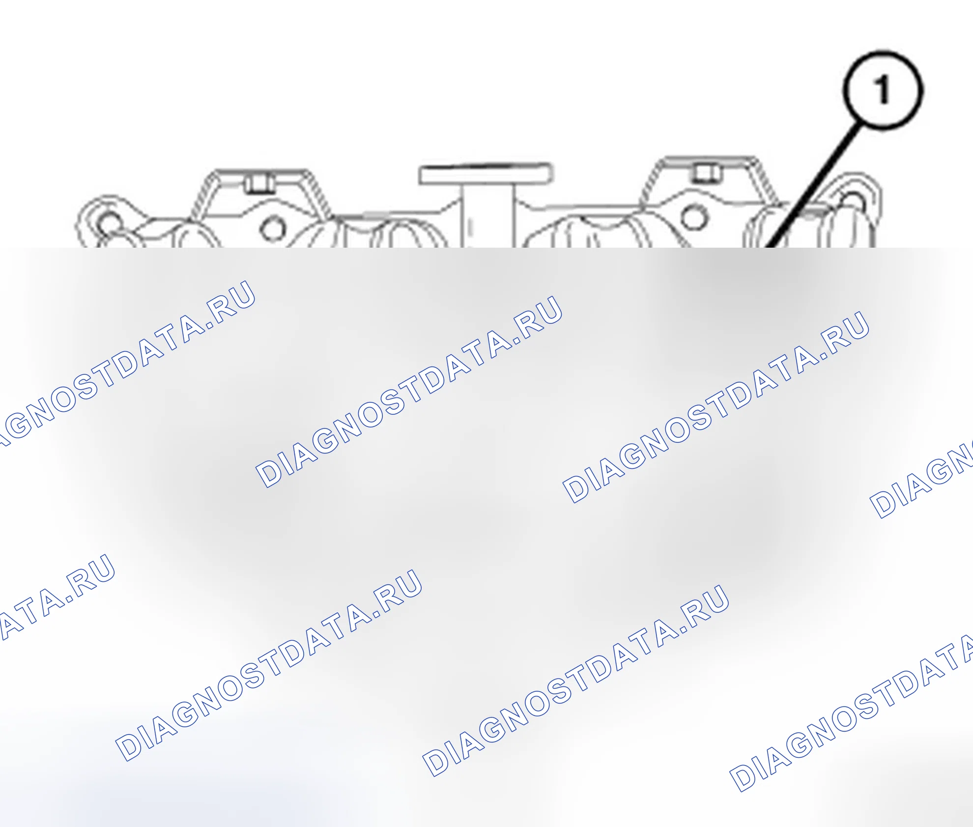 Рис. 269: ВЫПУСКНОЙ КОЛЛЕКТОР. Dodge Avenger II