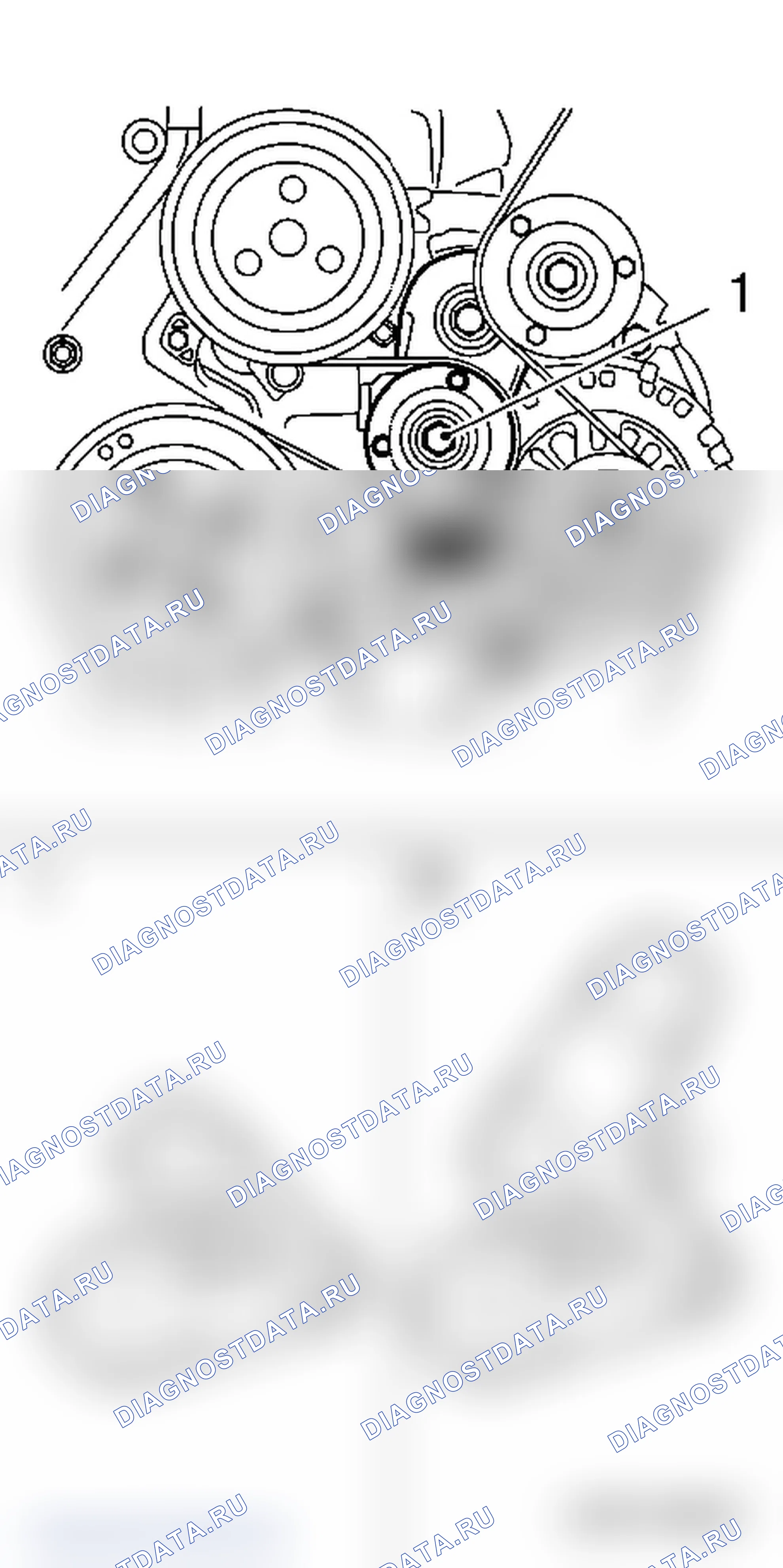 Замена поликлинового ремня. Opel Zafira B