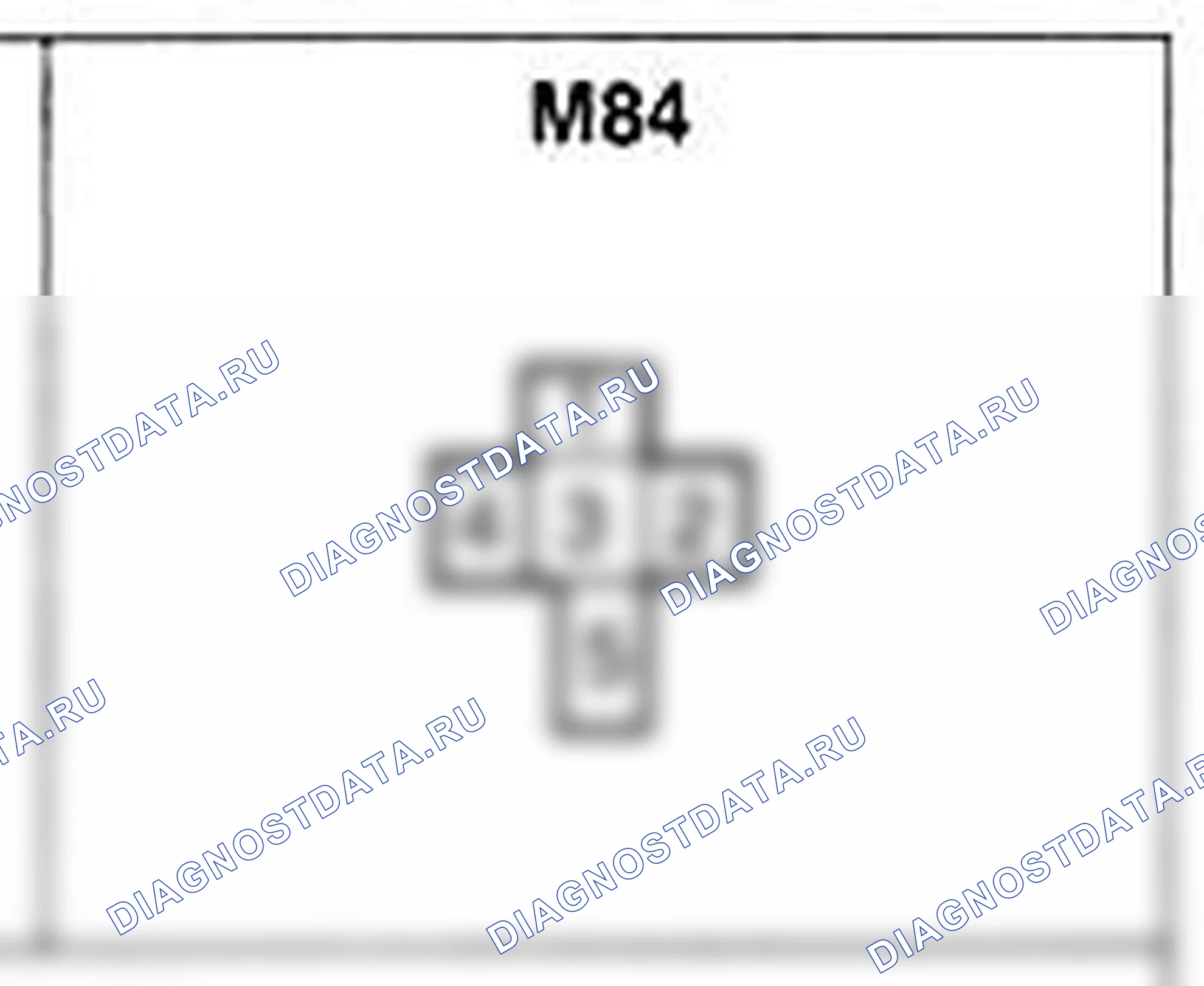 Распиновка разъёма M84 — основного жгута. Hyundai H-1 A1