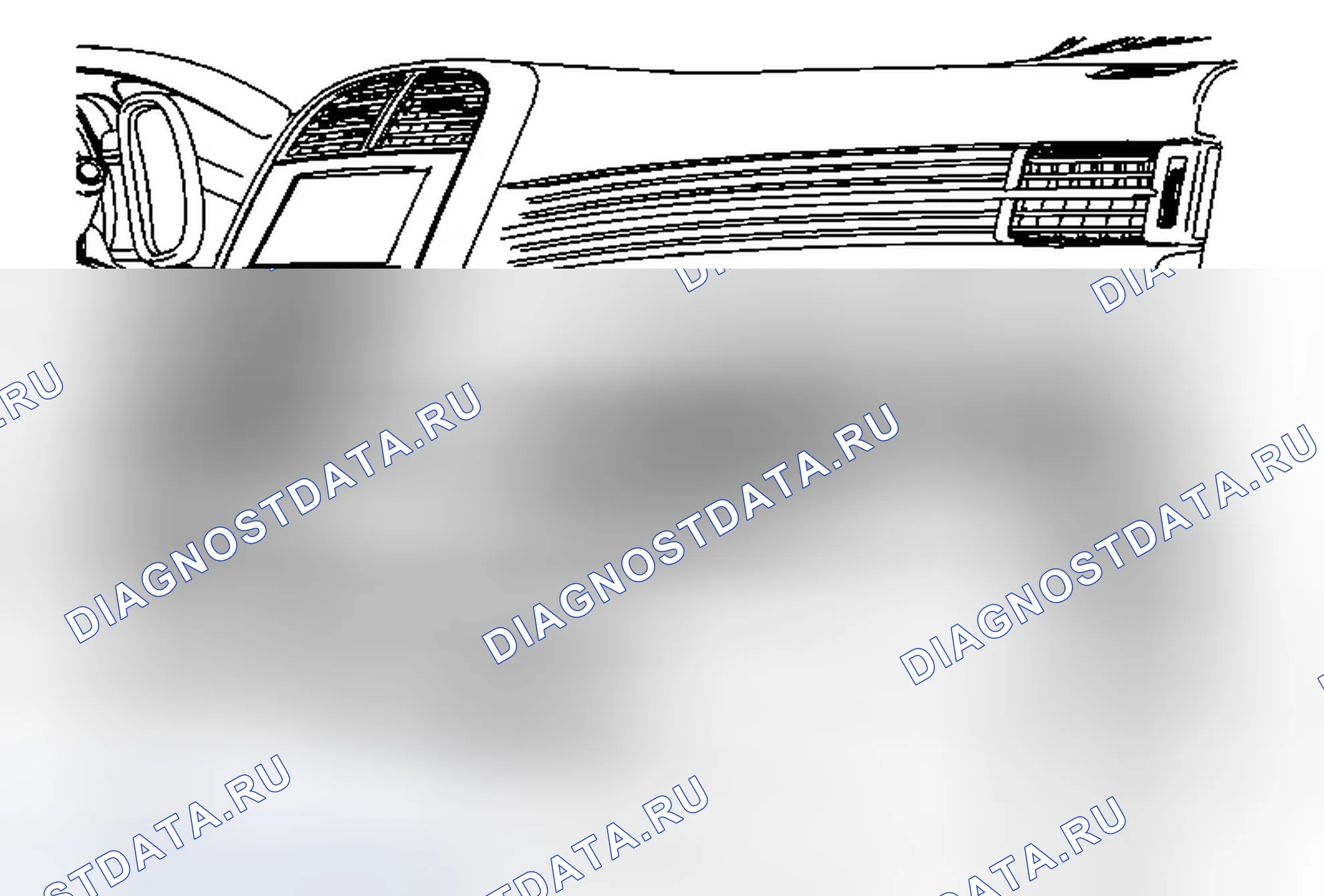 Рис. 28: Замена воздушного фильтра в пассажирском салоне. Chevrolet Malibu VIII рестайлинг