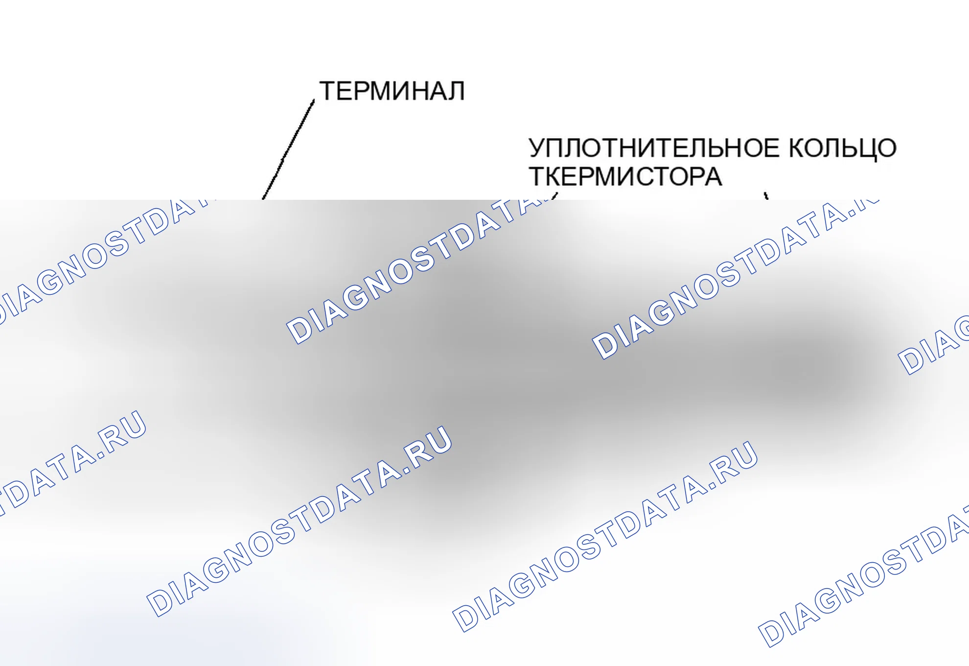 Рис. 28: Датчик температуры охлаждающей жидкости двигателя (температура охлаждающей жидкости). Honda CR-V II рестайлинг
