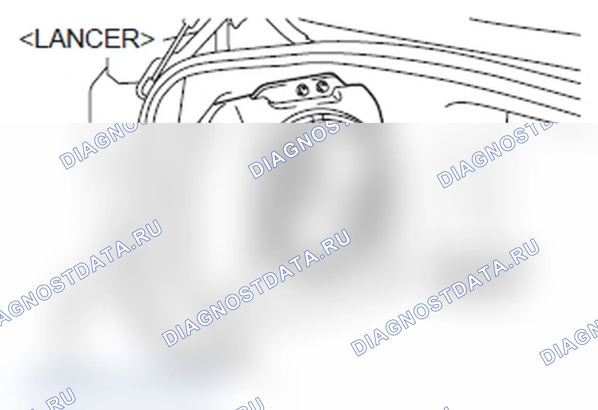 Рис. 250: SUBWOOFER <АВТОМОБИЛИ СО ЗВУКОВОЙ СИСТЕМОЙ ROCKFORD FOSGATE® PREMIUM>. Mitsubishi Lancer Ralliart X рестайлинг