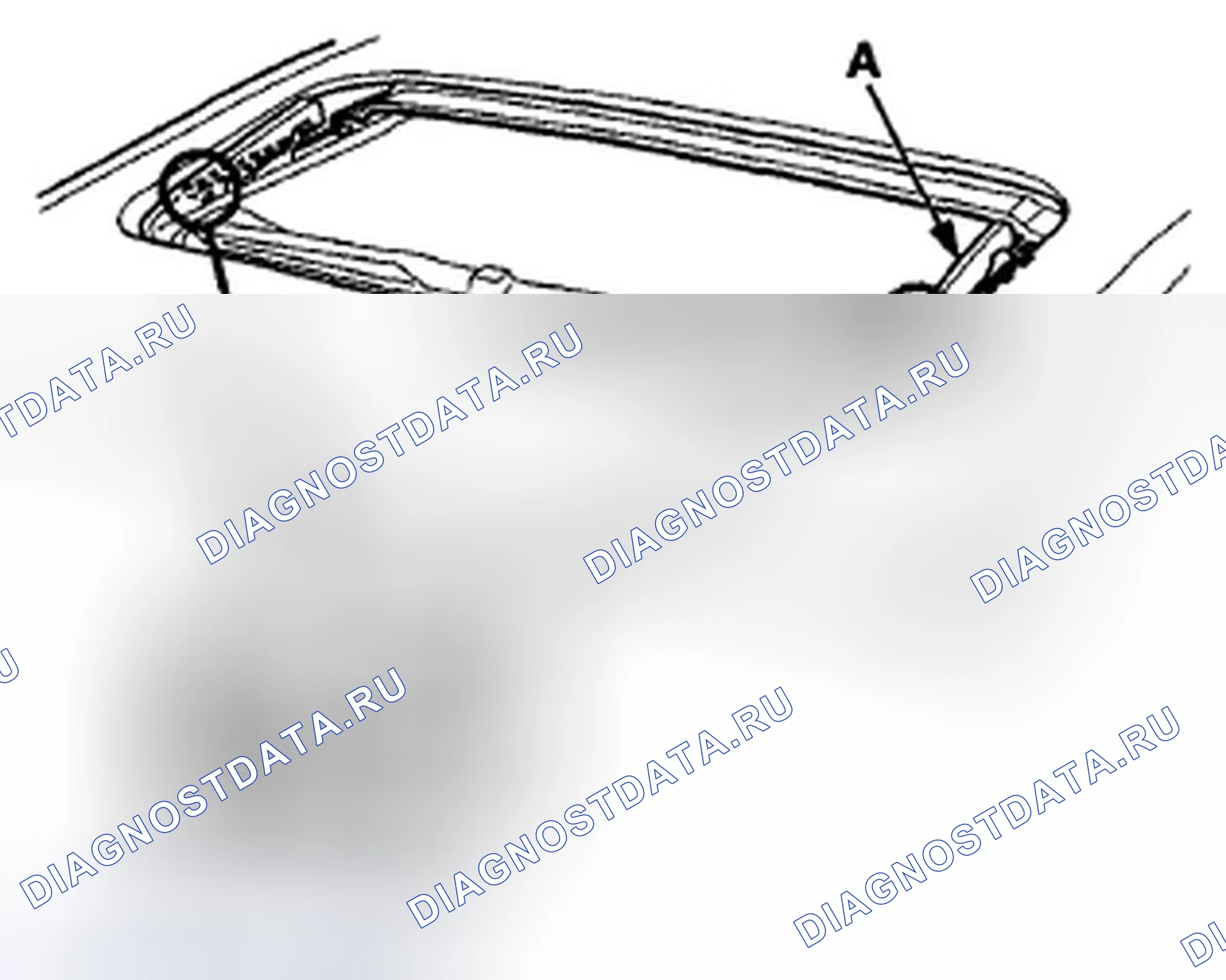Рис. 9: Замена дренажного канала. Honda CR-V III