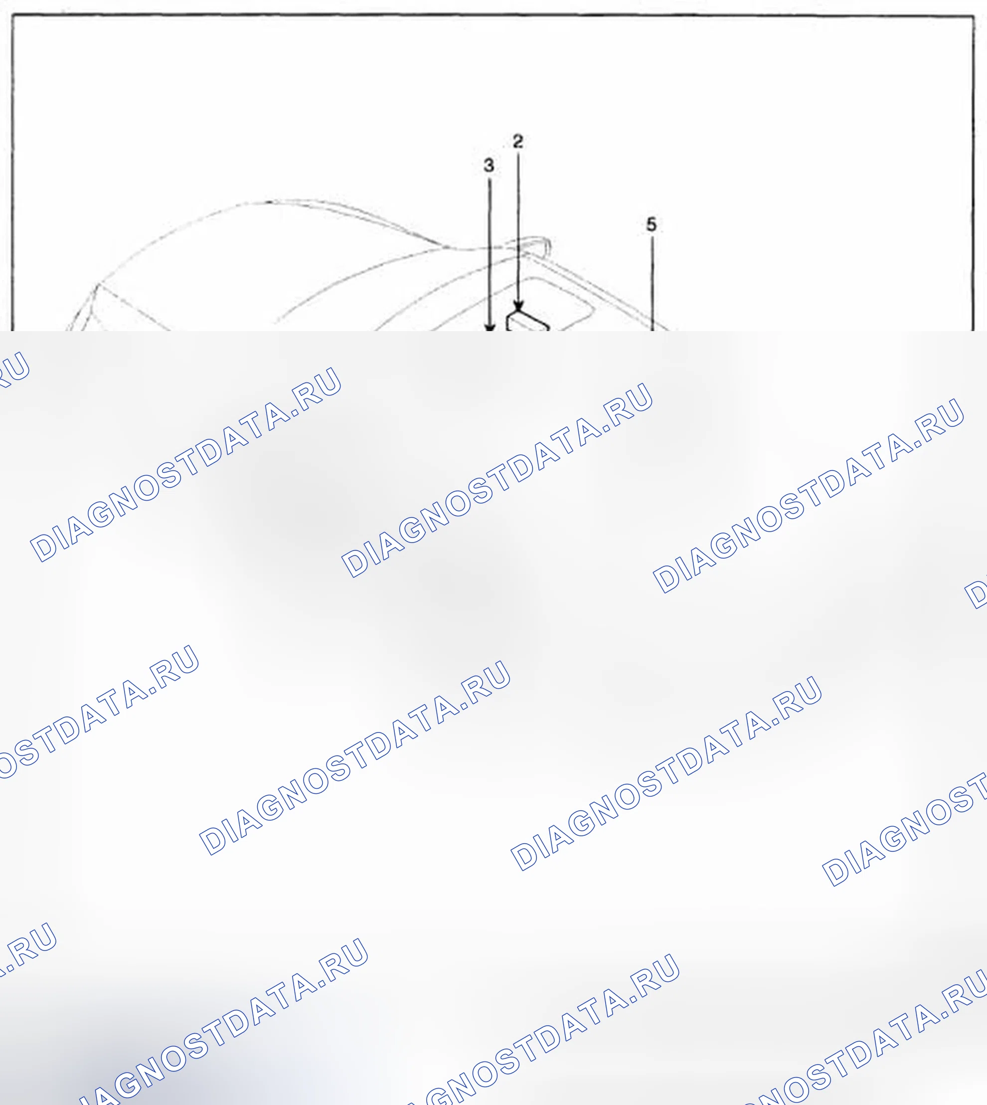 Рис. 1: Расположение компонентов. Hyundai Genesis I