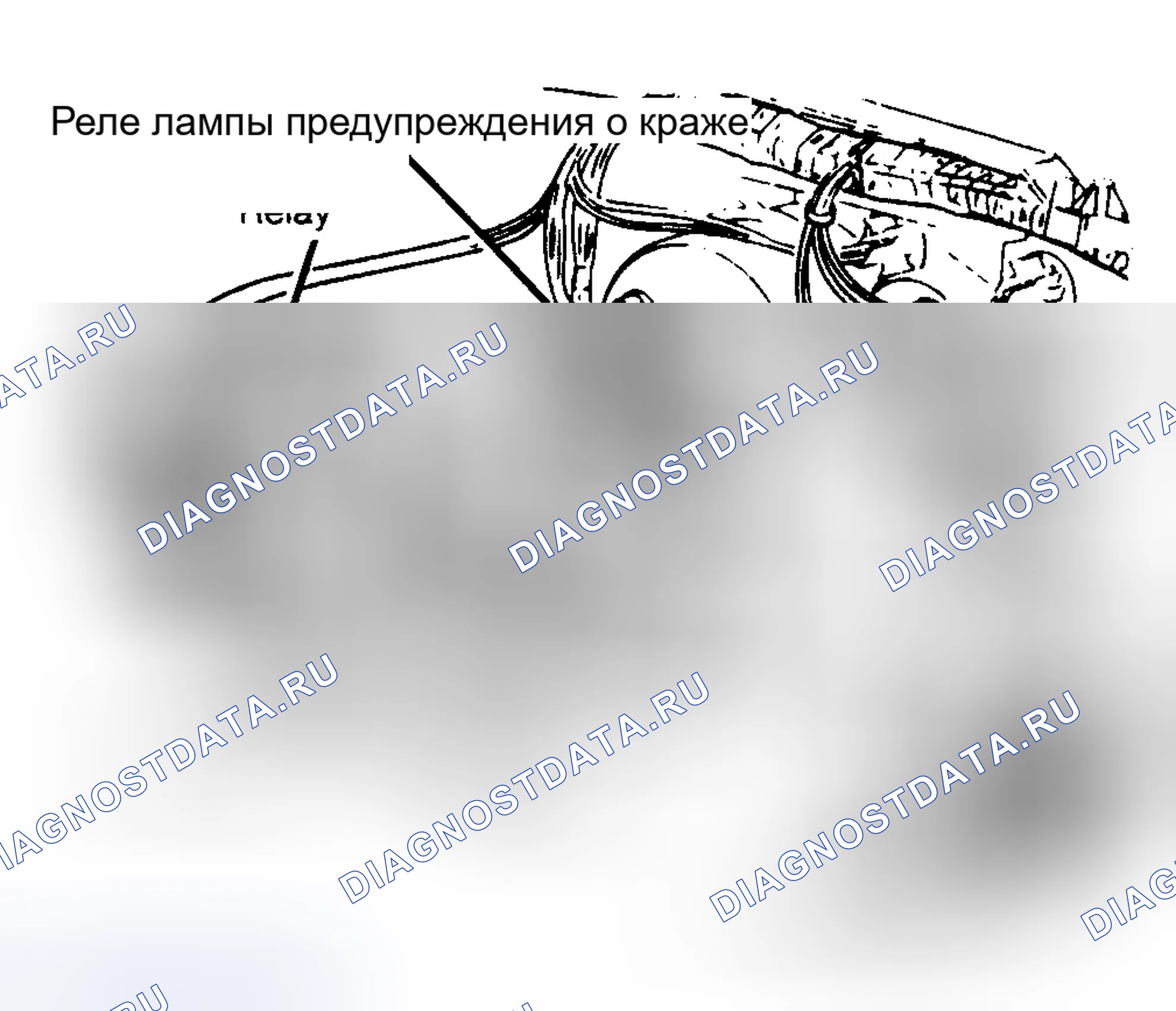 Рис. 2: Расположение противоугонного контроллера (Electra и LeSabre). Buick LeSabre V
