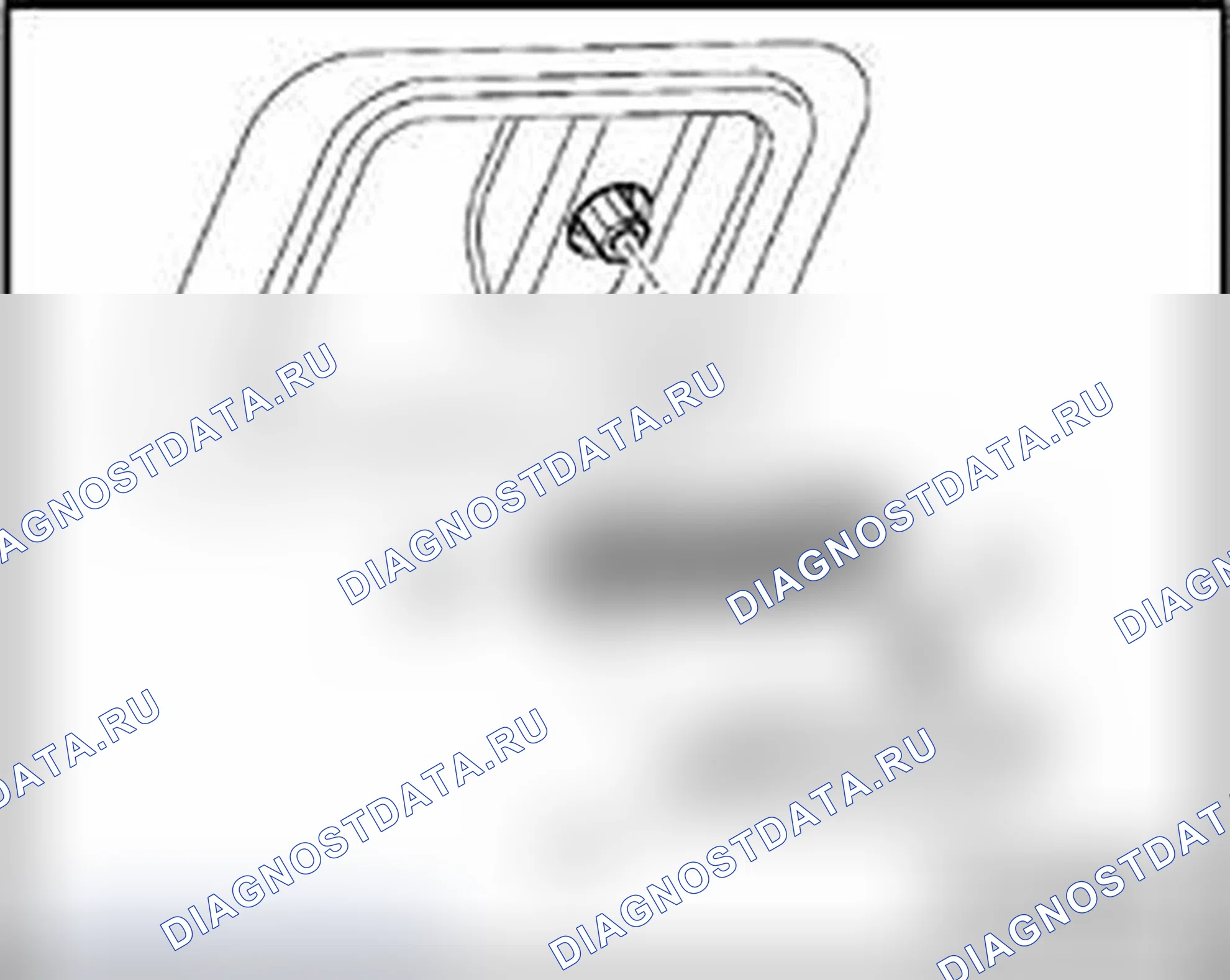 Рис. 158: Снятие рукоятки аварийного расцепления. Audi S4 B7