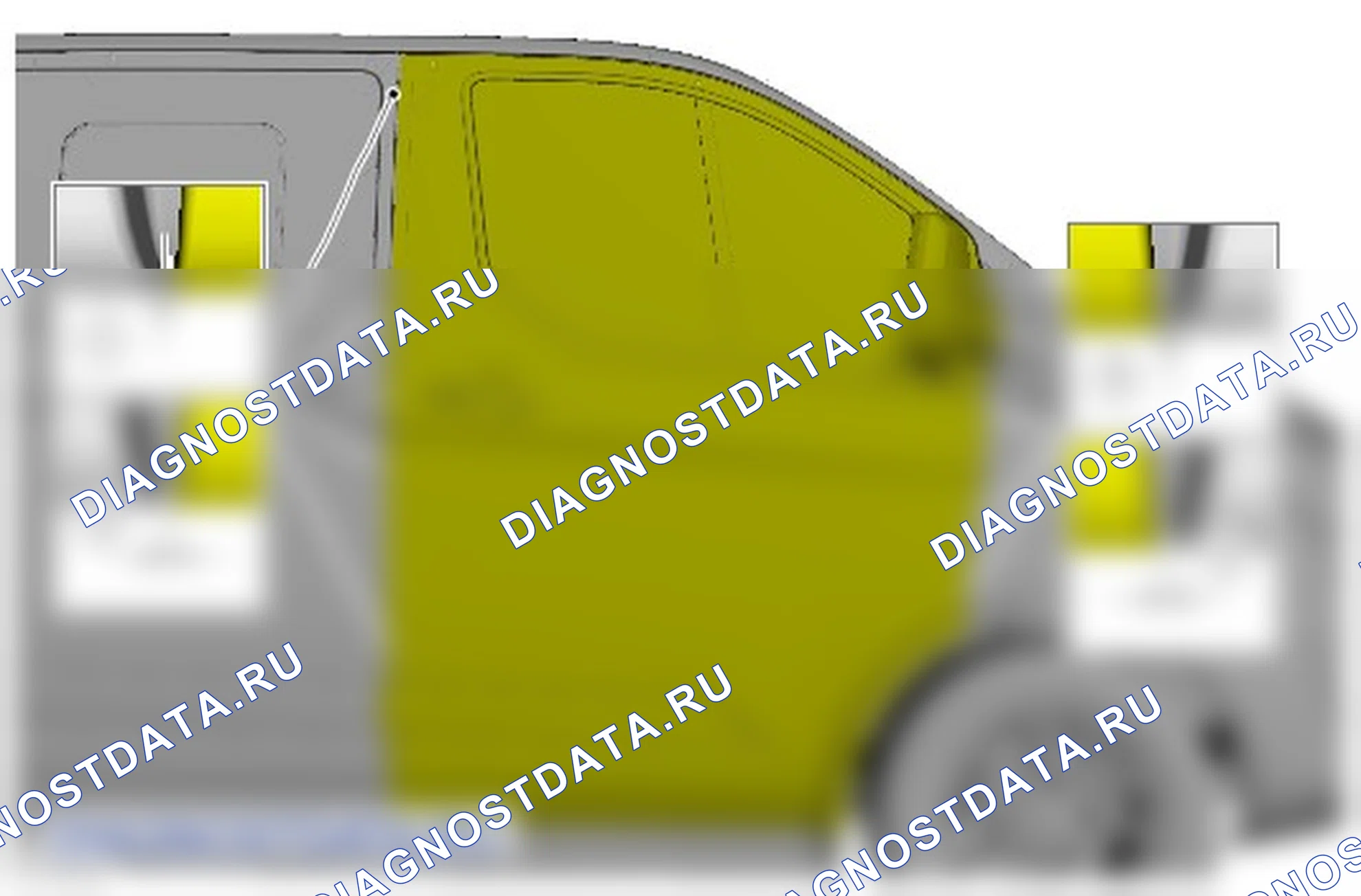 Как выверить положение передней двери. Ford Transit Custom I