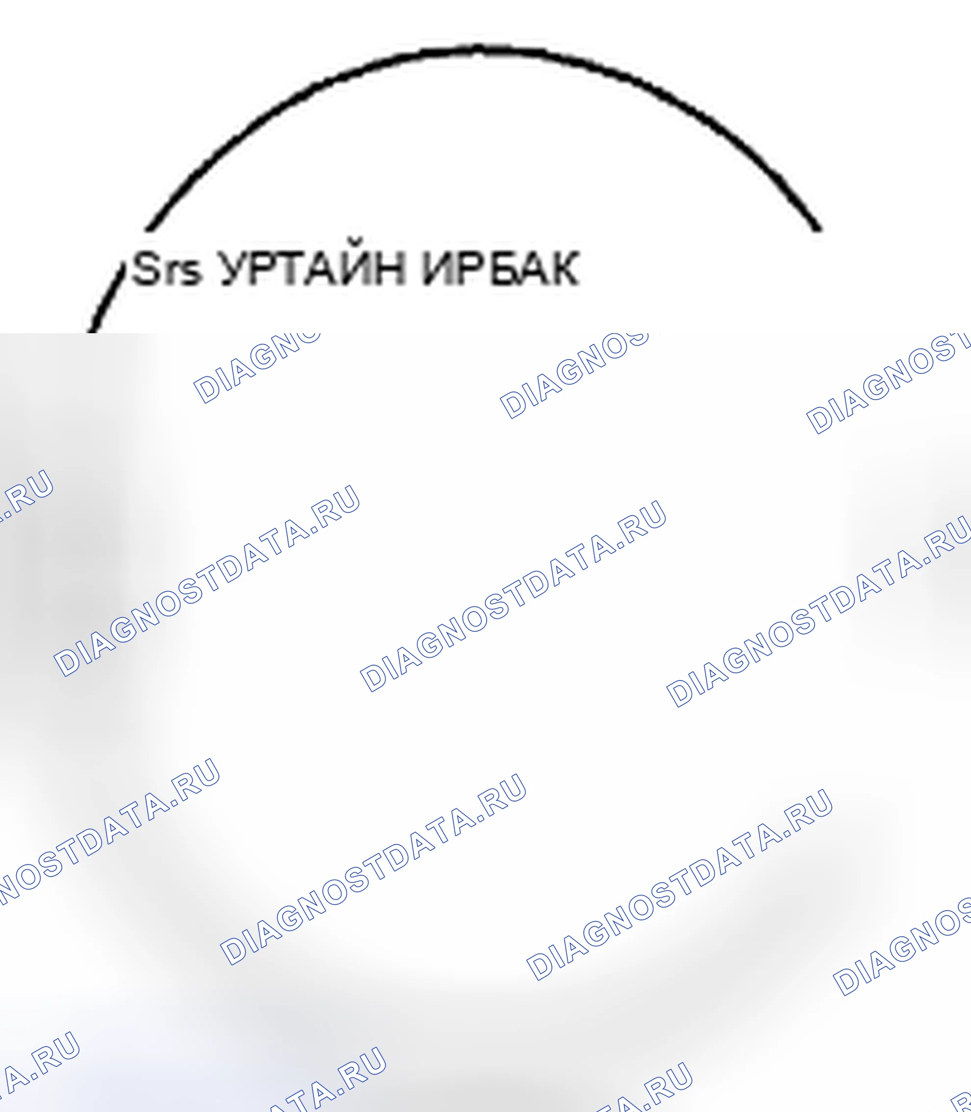 Рис. 4: описание воздушного мешка боковой завесы. Suzuki Equator I