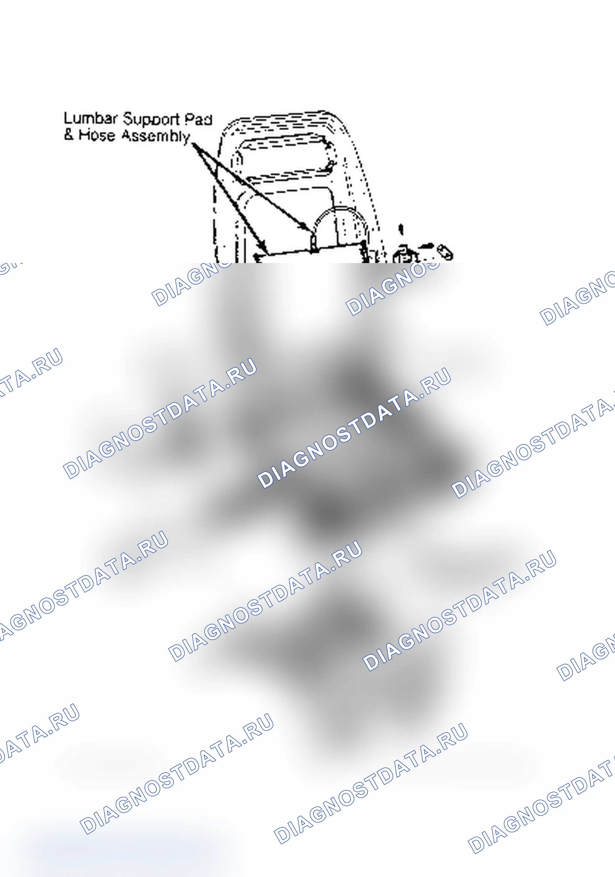 Рис. 1: Ковшовое сиденье с поясничной опорой. Ford Cab & Chassis Ranger 