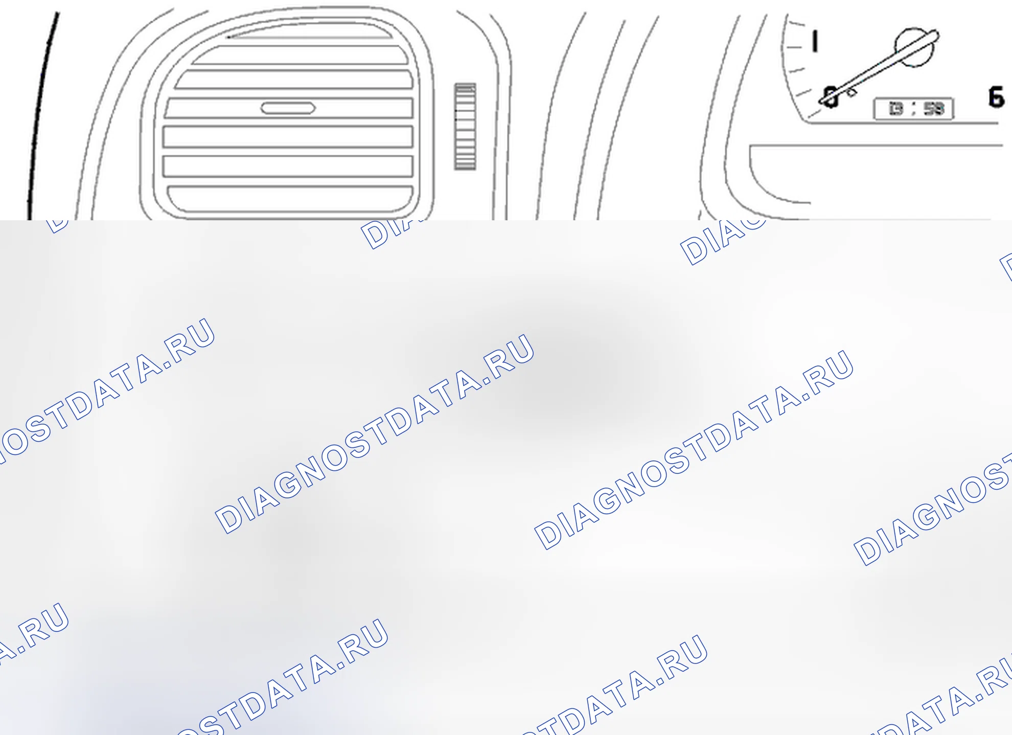 Рис. 129: Пассажирский салон. Volvo S40 I рестайлинг