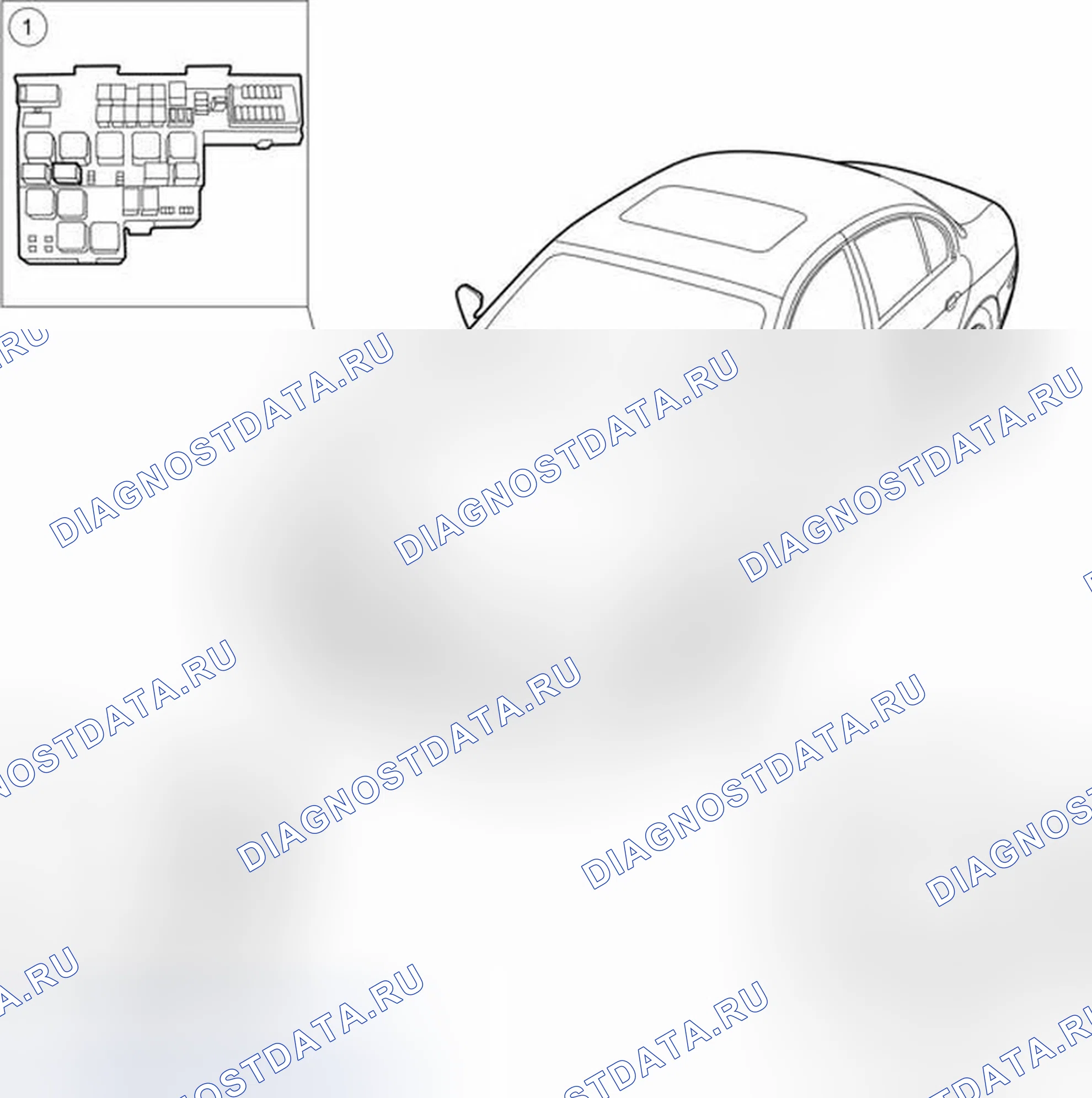 Рис. 1: звуковой сигнал - Описание и работа. Jaguar S-type I рестайлинг