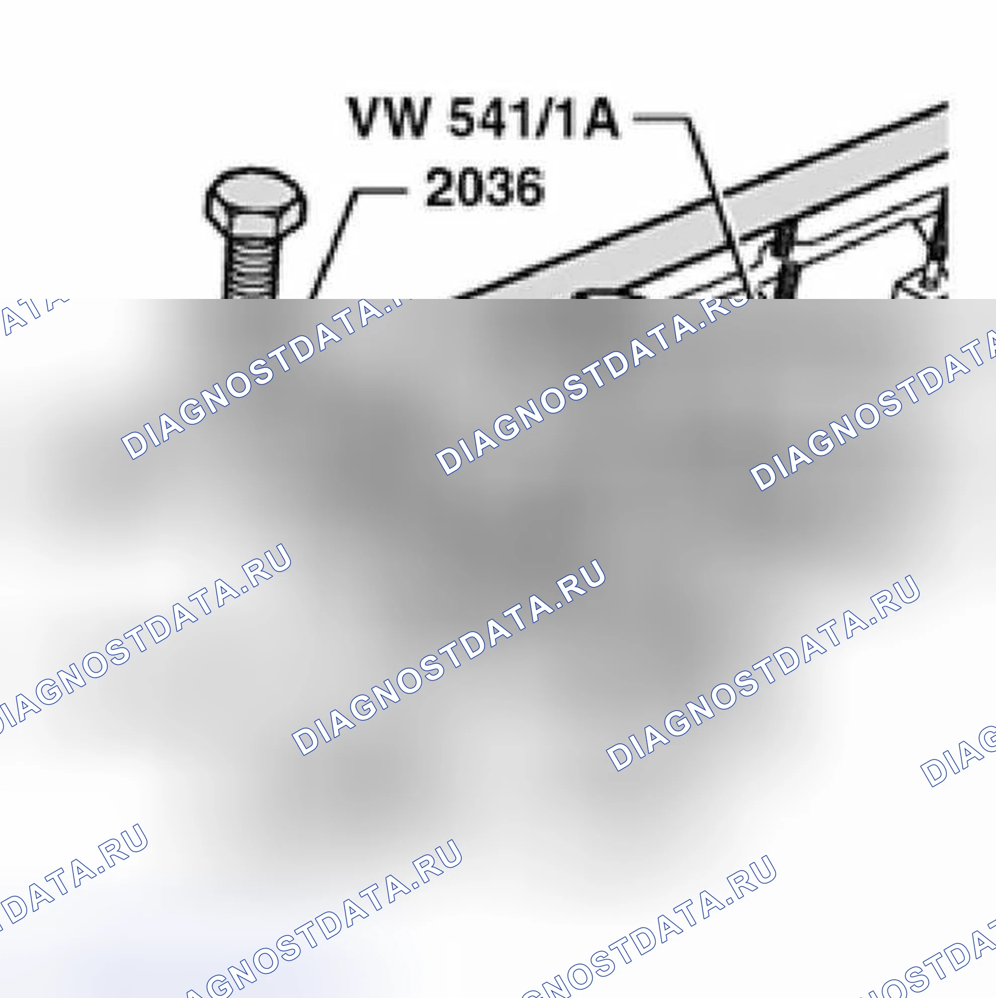 Рис. 240: Удаление. Volkswagen Golf Mk4