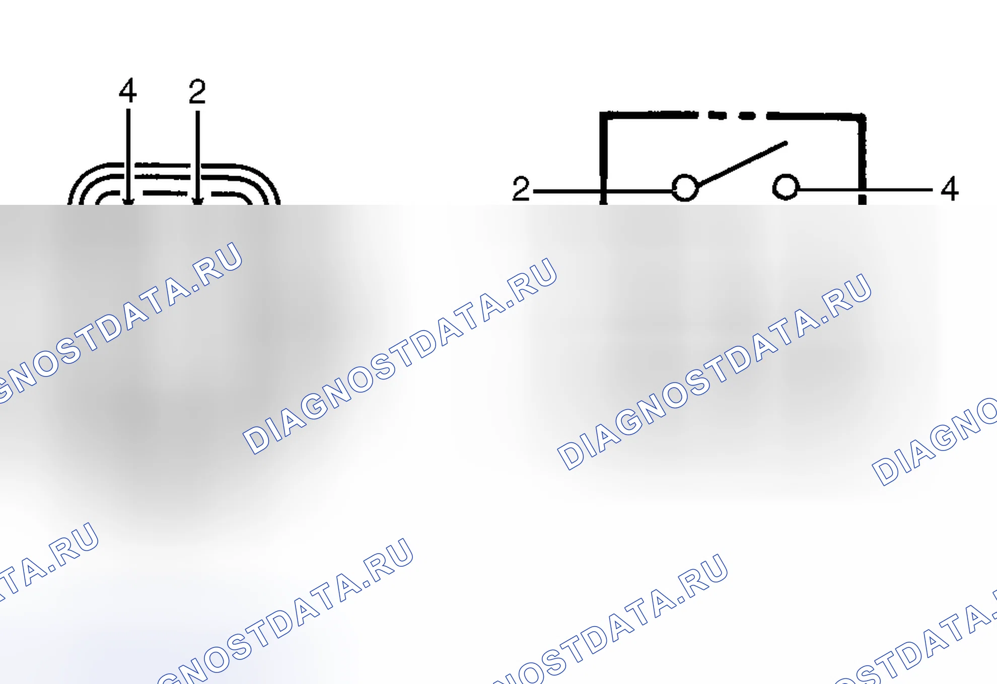 Рис. 2: ИСПЫТАНИЕ РЕЛЕ обогрев стекла. Acura SLX I