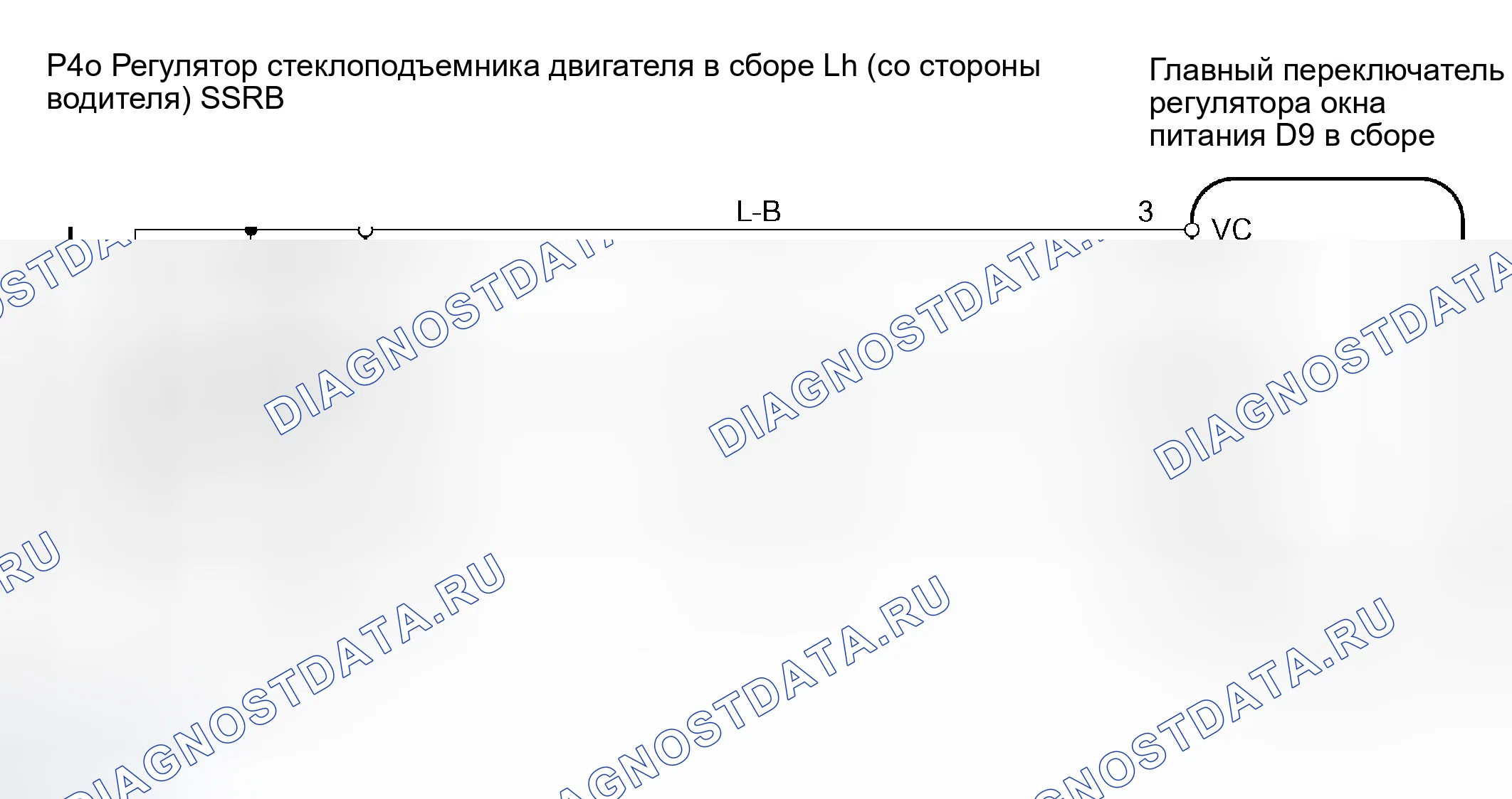 Рис. 3: электросхема. Toyota Sienna II