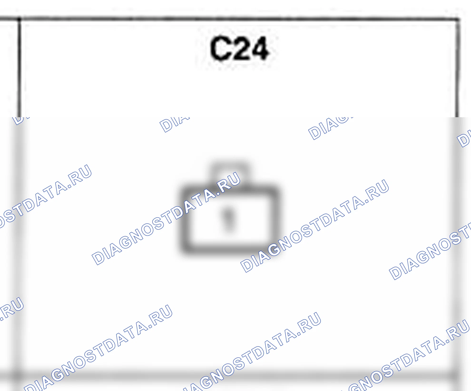 Распиновка разъёма C24 — жгута управления. Hyundai Atos MX
