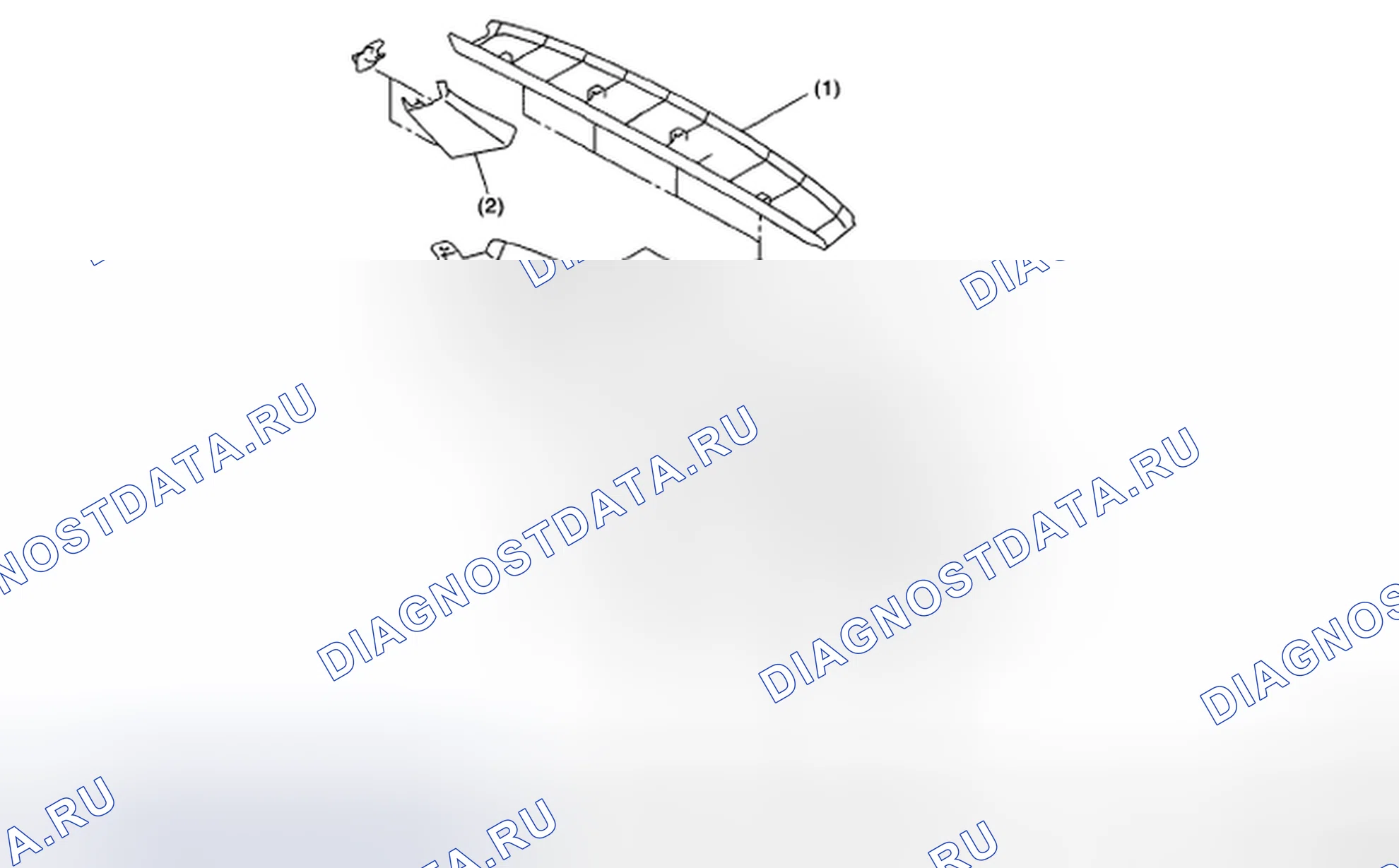 Рис. 38: ОТДЕЛКА ЗАДНИХ ВОРОТ. Subaru Outback BP рестайлинг
