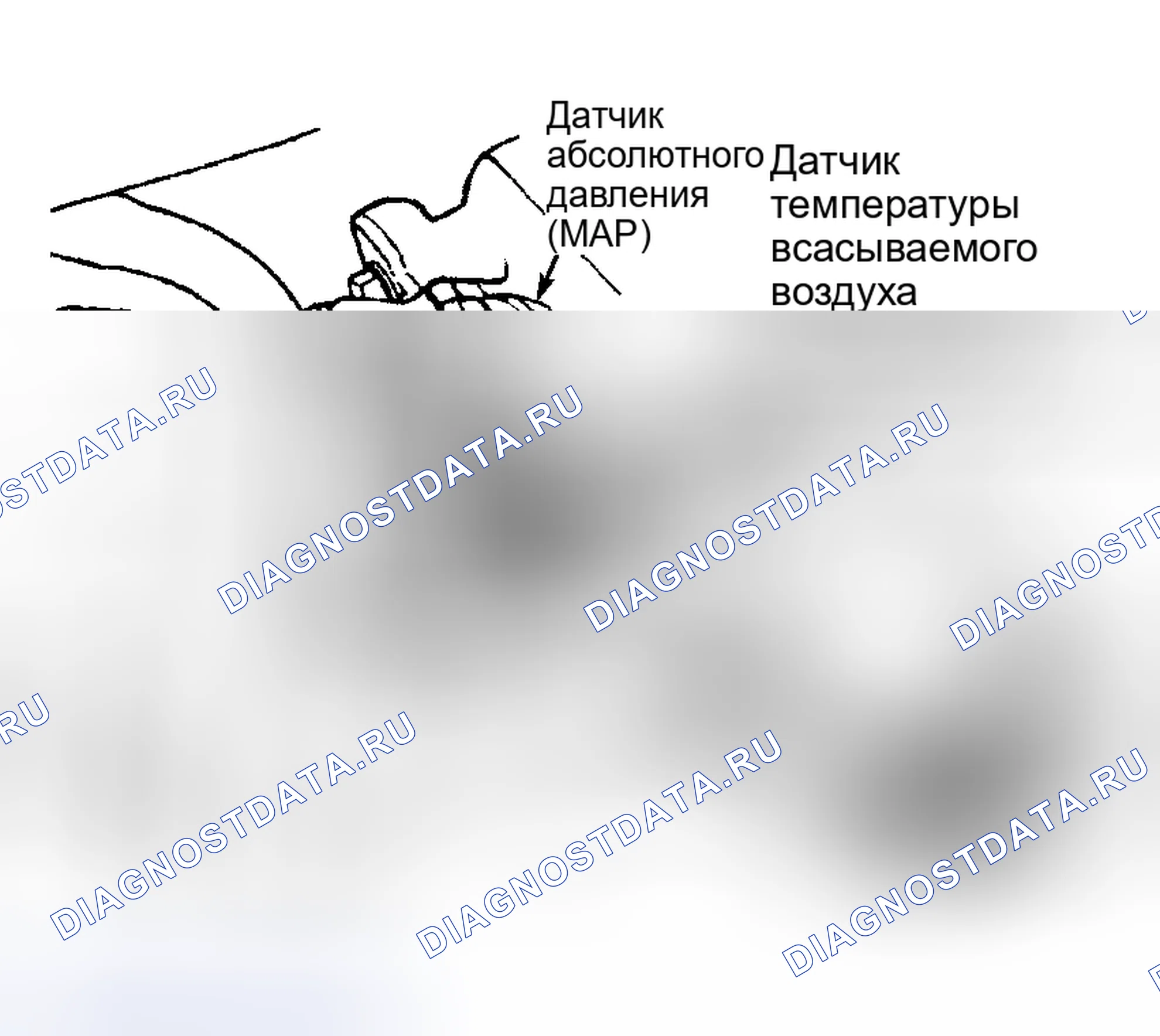 Рис. 94: Расположение датчика детонации. Hyundai Veloster II