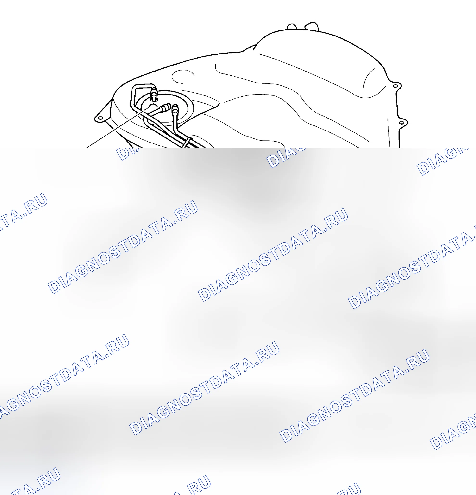 Рис. 8: ТОПЛИВНЫЙ БАК. Honda Vezel I